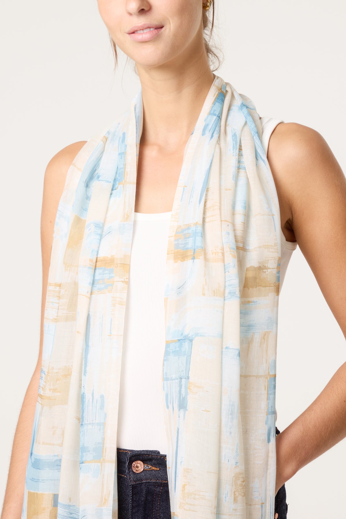 Marble Print Scarf