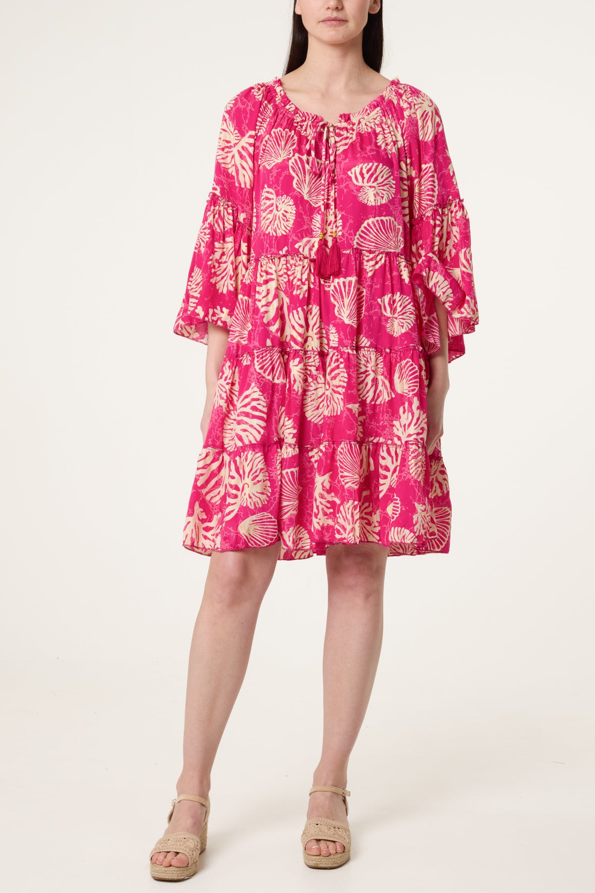 Off Shoulder Seashells Dress