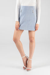 Zip Mini Skirt