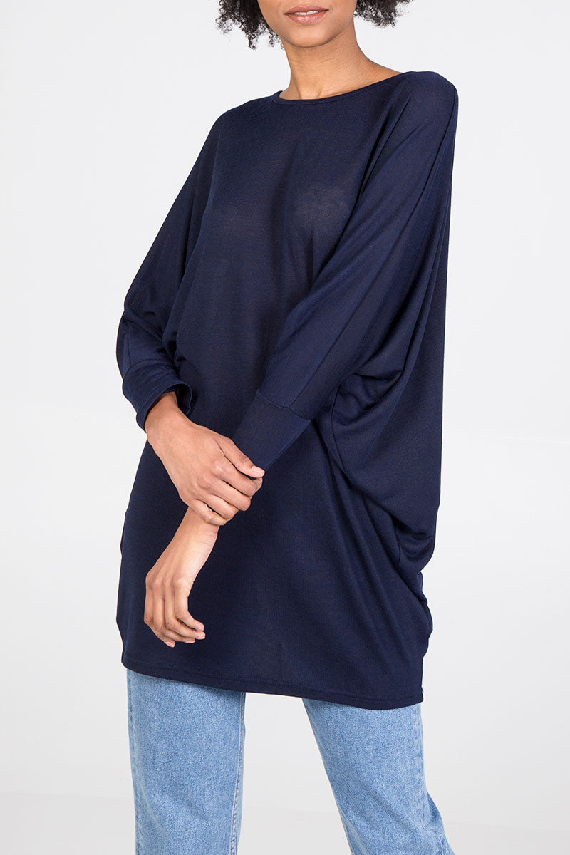 Oversized Batwing Top