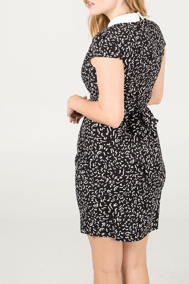 Collar Detail Tulip Dress