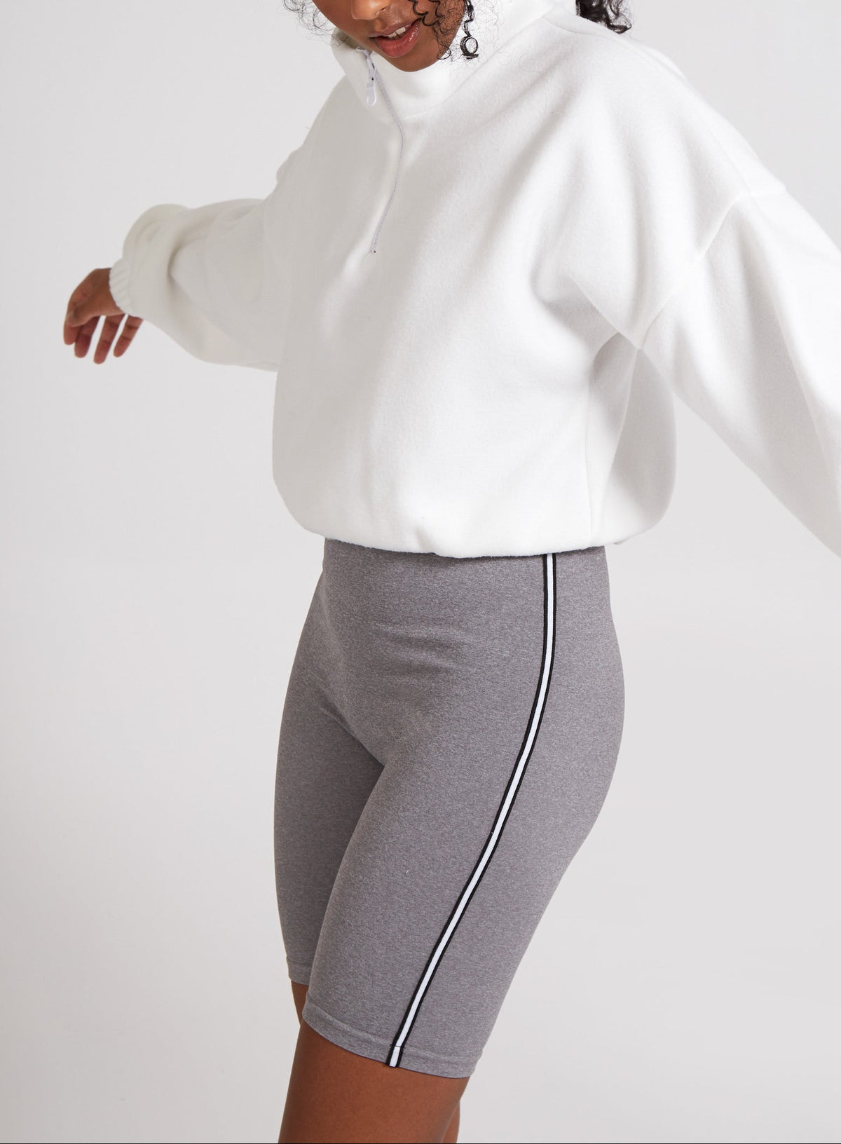 Side Stripe Detail Cycling Shorts