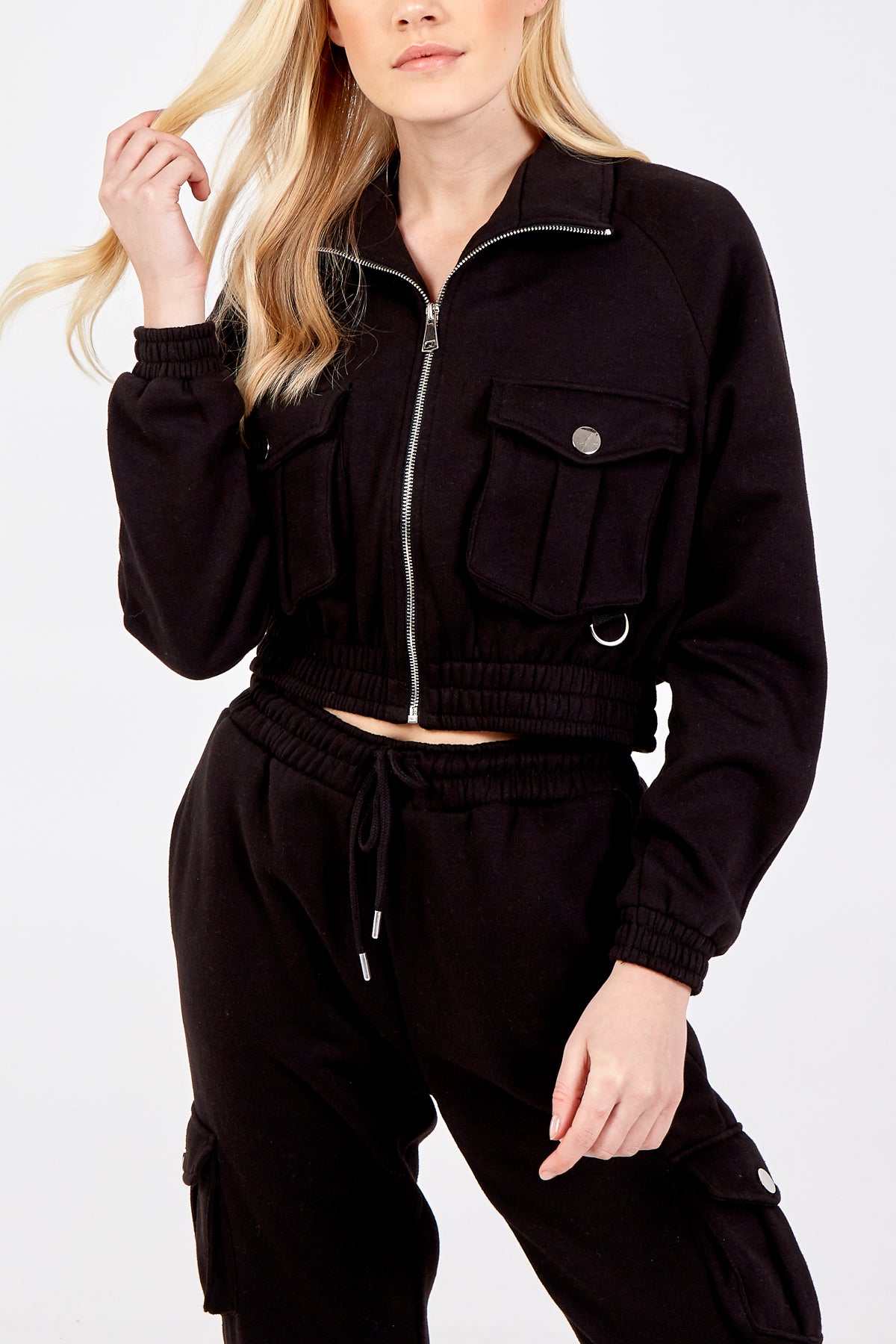 Utility Cropped Cargo Lounge Set