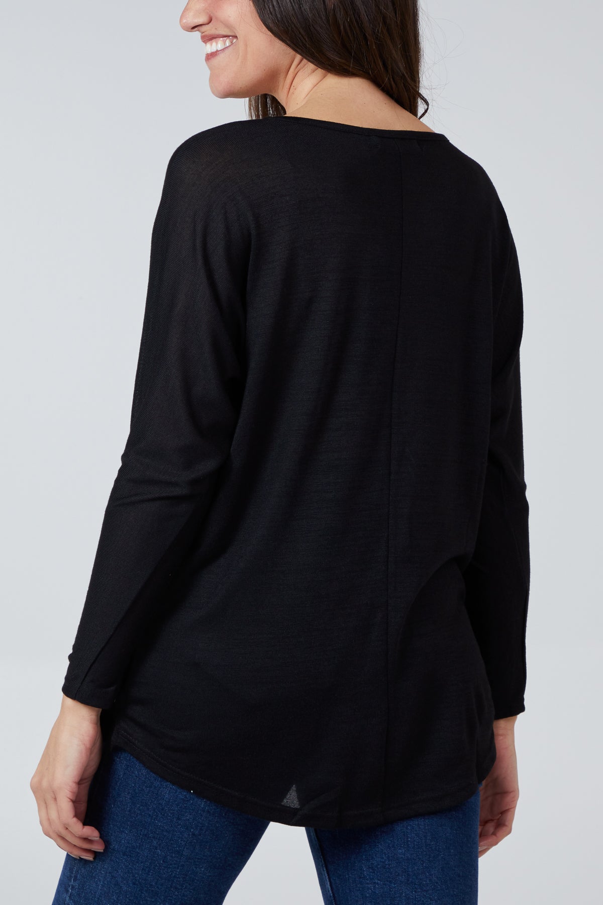 Snap Side Batwing Top