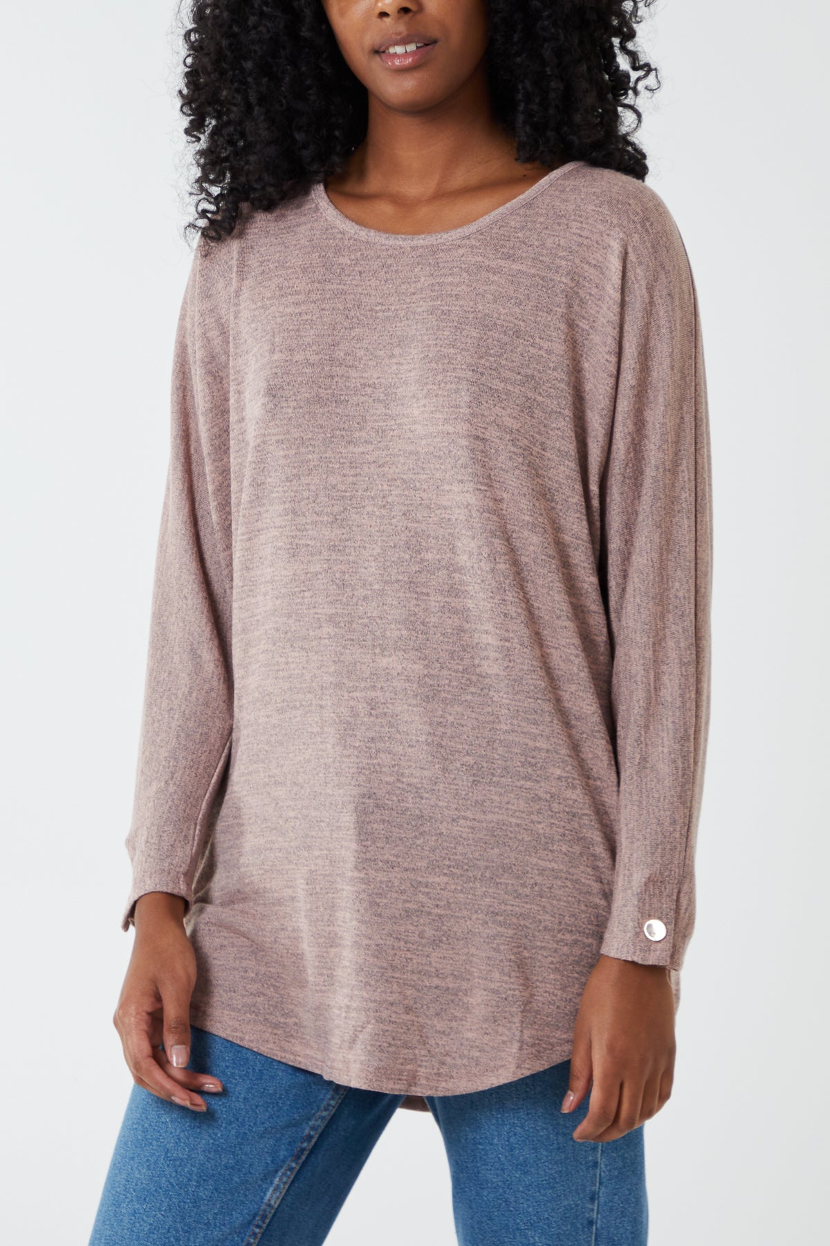 Snap Side Batwing Top