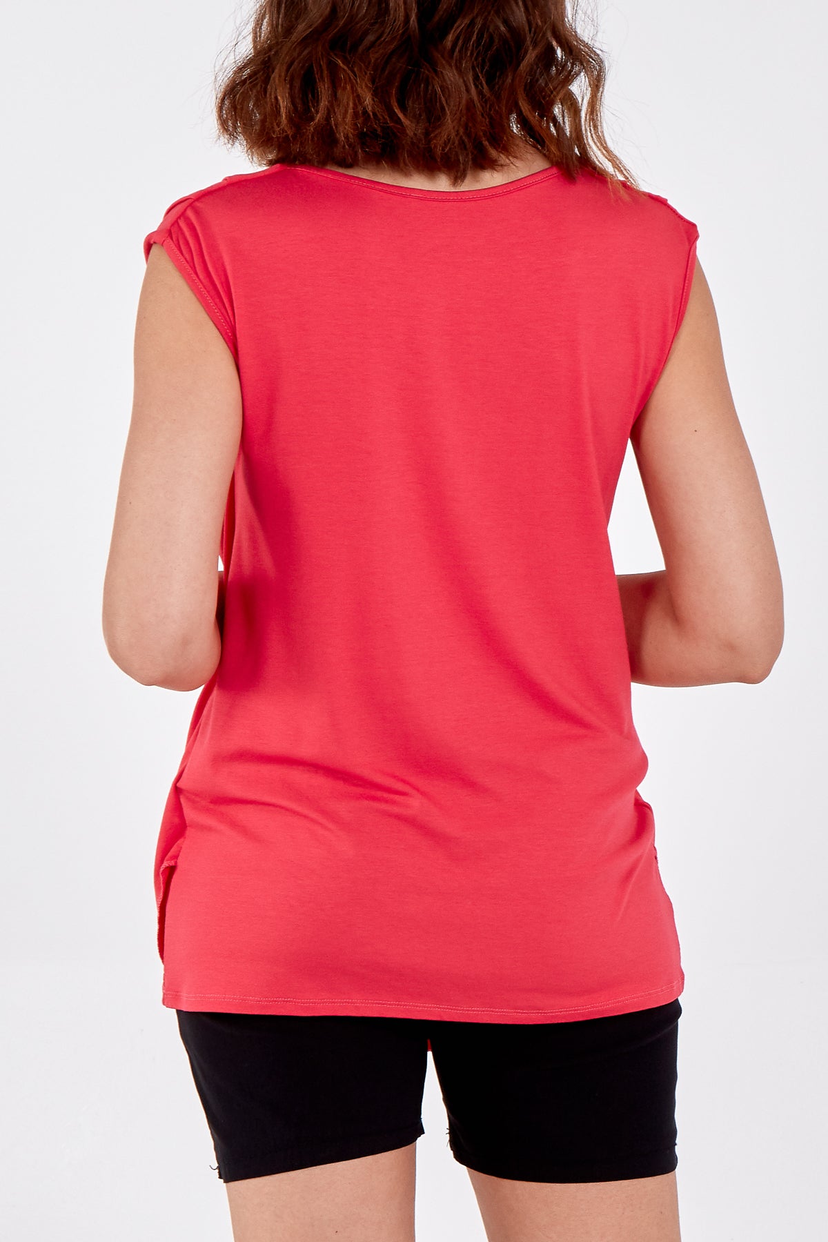 Cowl Neck Sleeveless Top