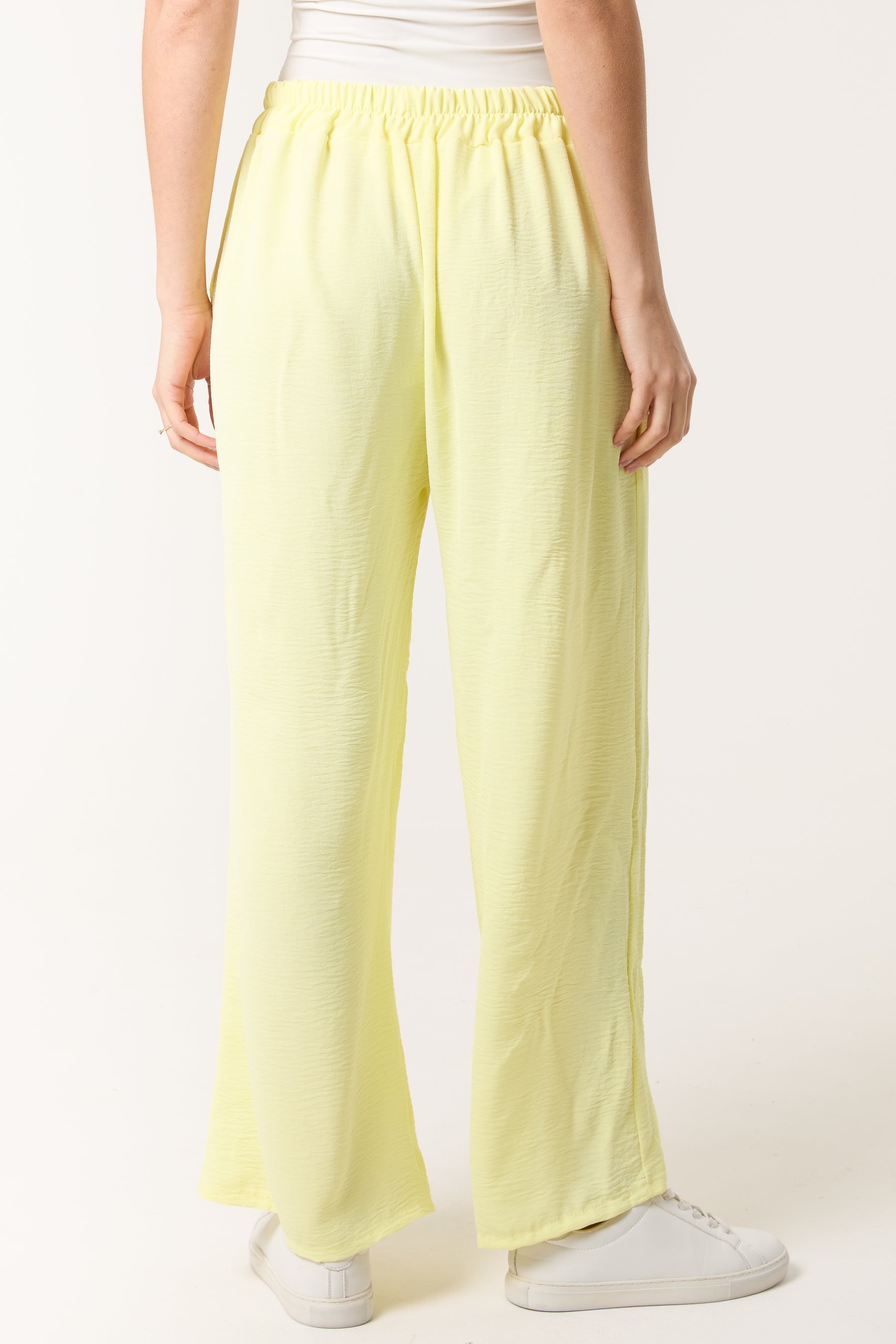 Drawstring Viscose Crepe Trouser