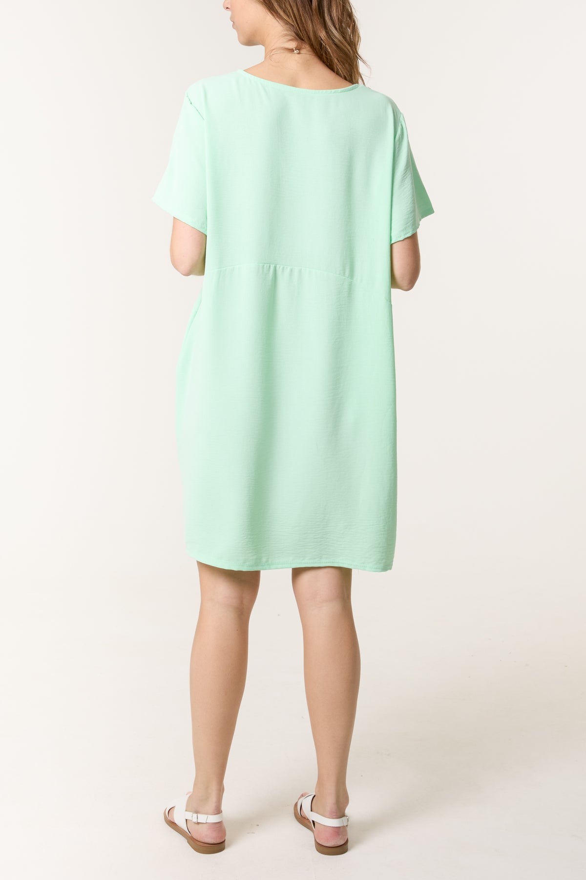 Cocoon Necklace Midi Dress