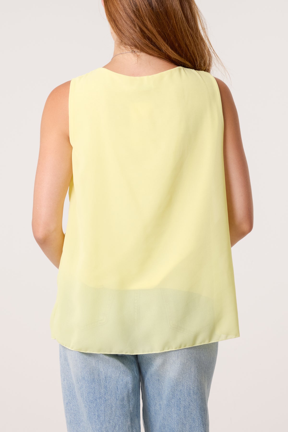 Pleated Necklace Vest