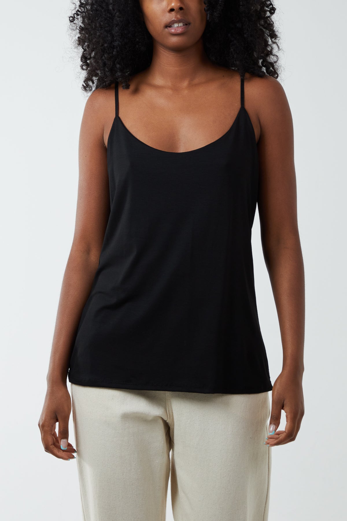 Adjustable Cami Strap Semi Lined Vest
