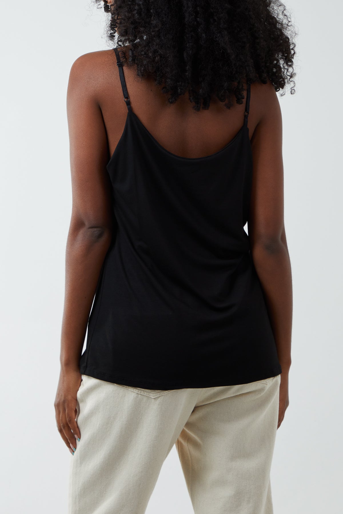 Adjustable Cami Strap Semi Lined Vest