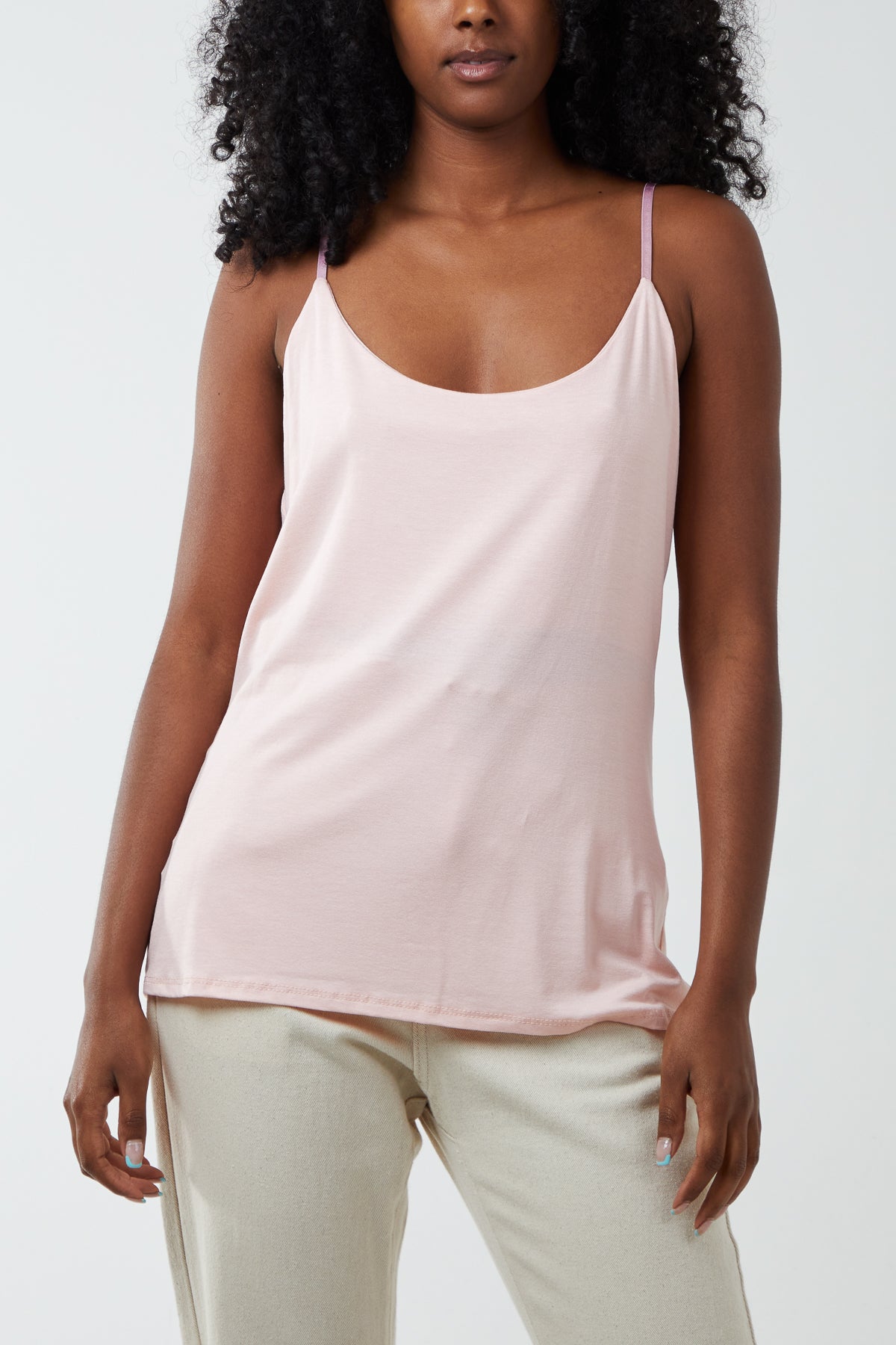 Adjustable Cami Strap Semi Lined Vest