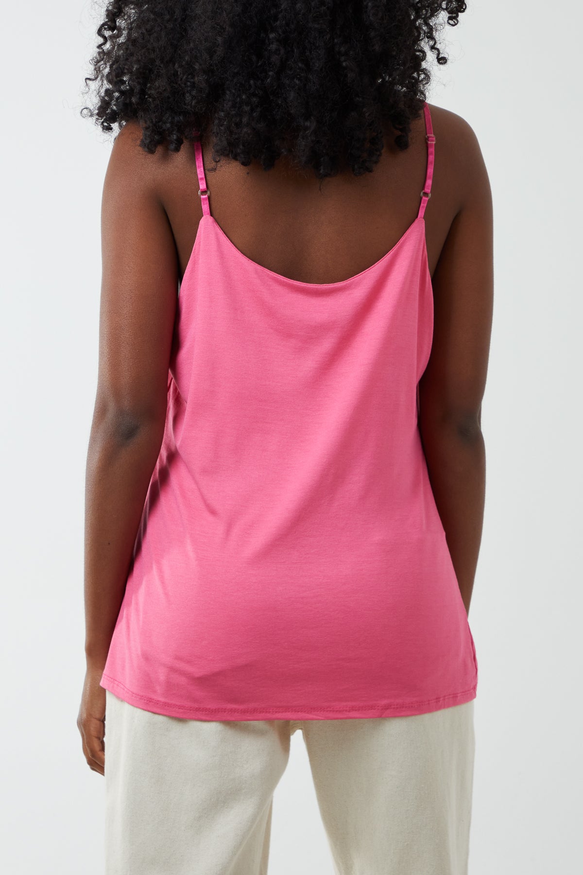Adjustable Cami Strap Semi Lined Vest