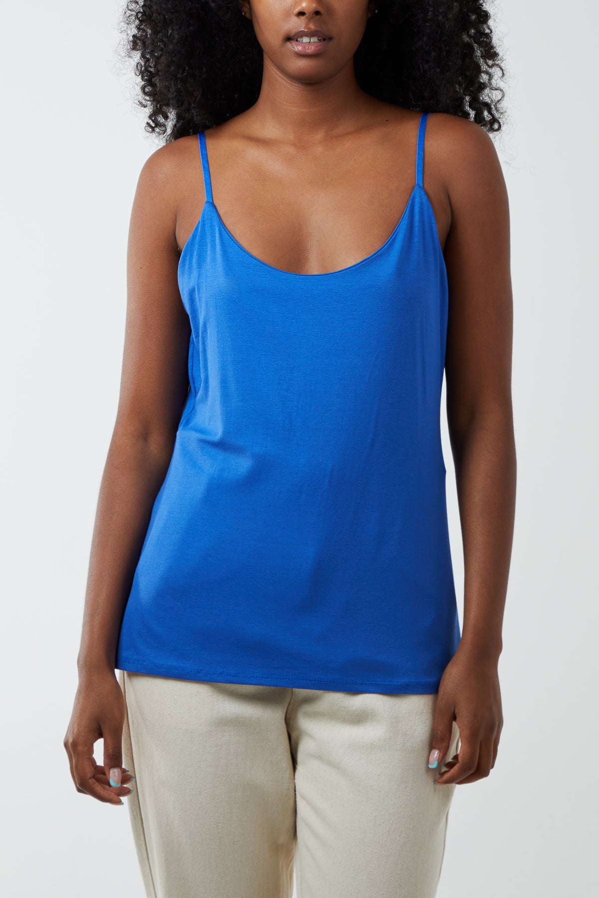 Adjustable Cami Strap Semi Lined Vest