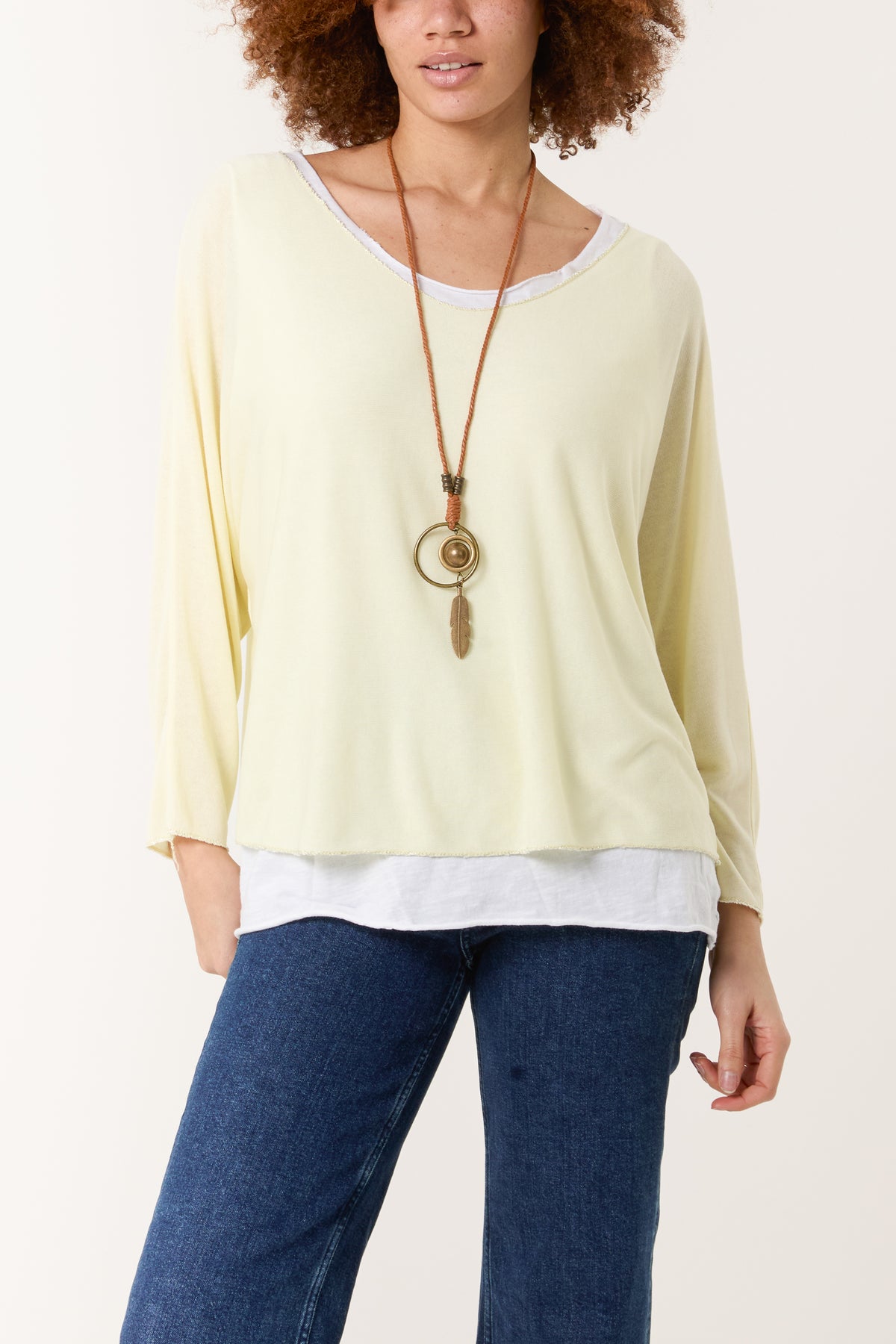 Necklace Double Layer Top