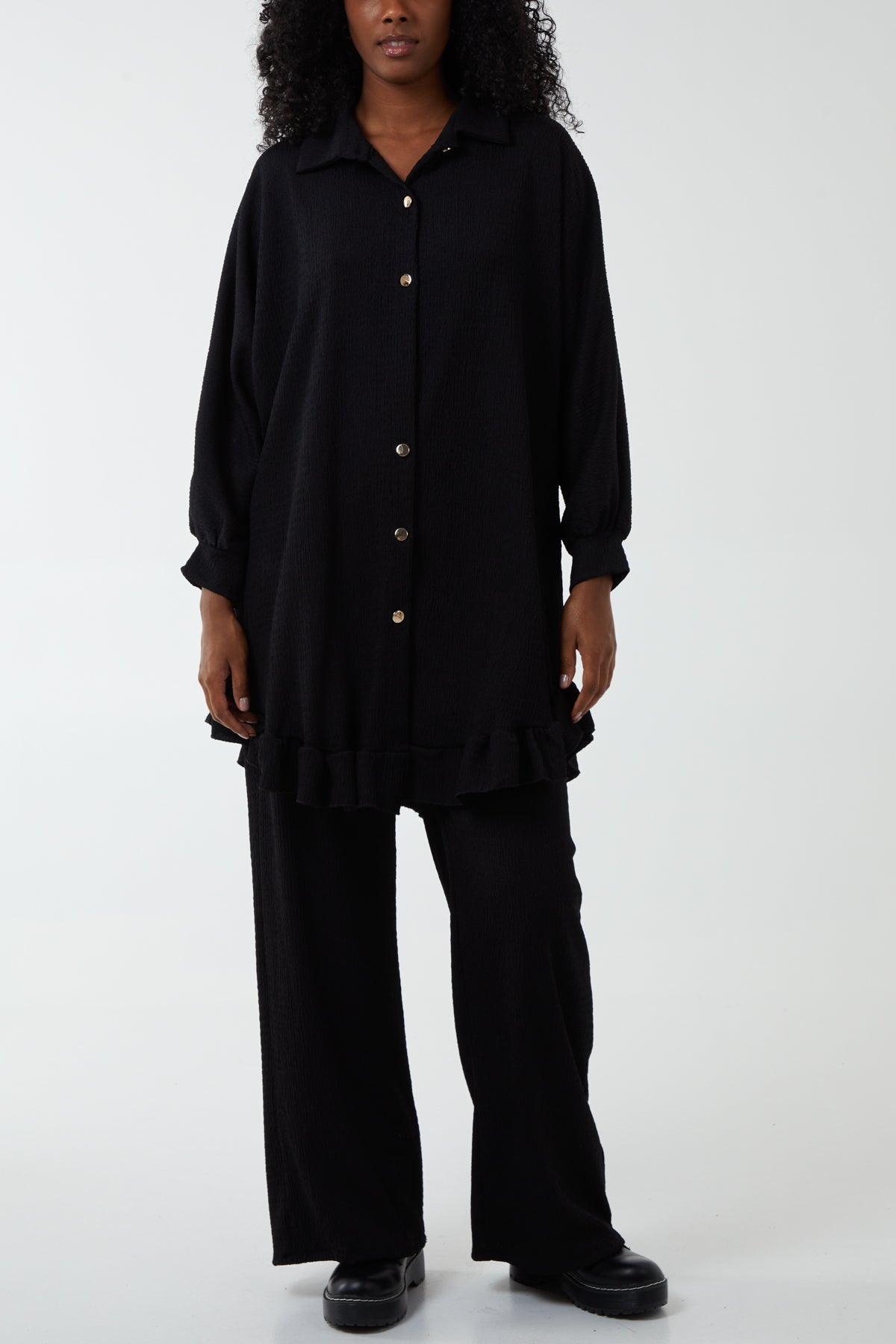 Button Through Shirt & Trousers Co-Ord