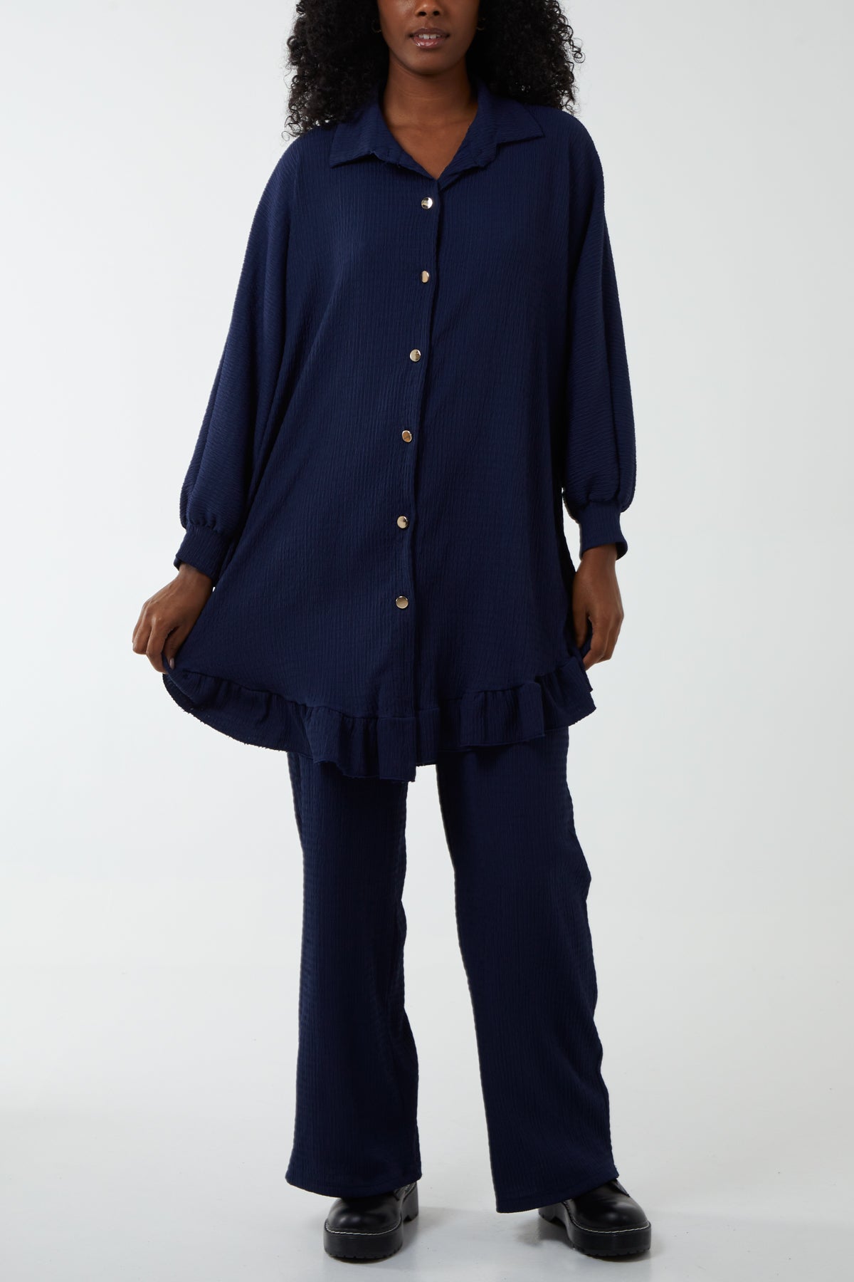 Button Through Shirt & Trousers Co-Ord