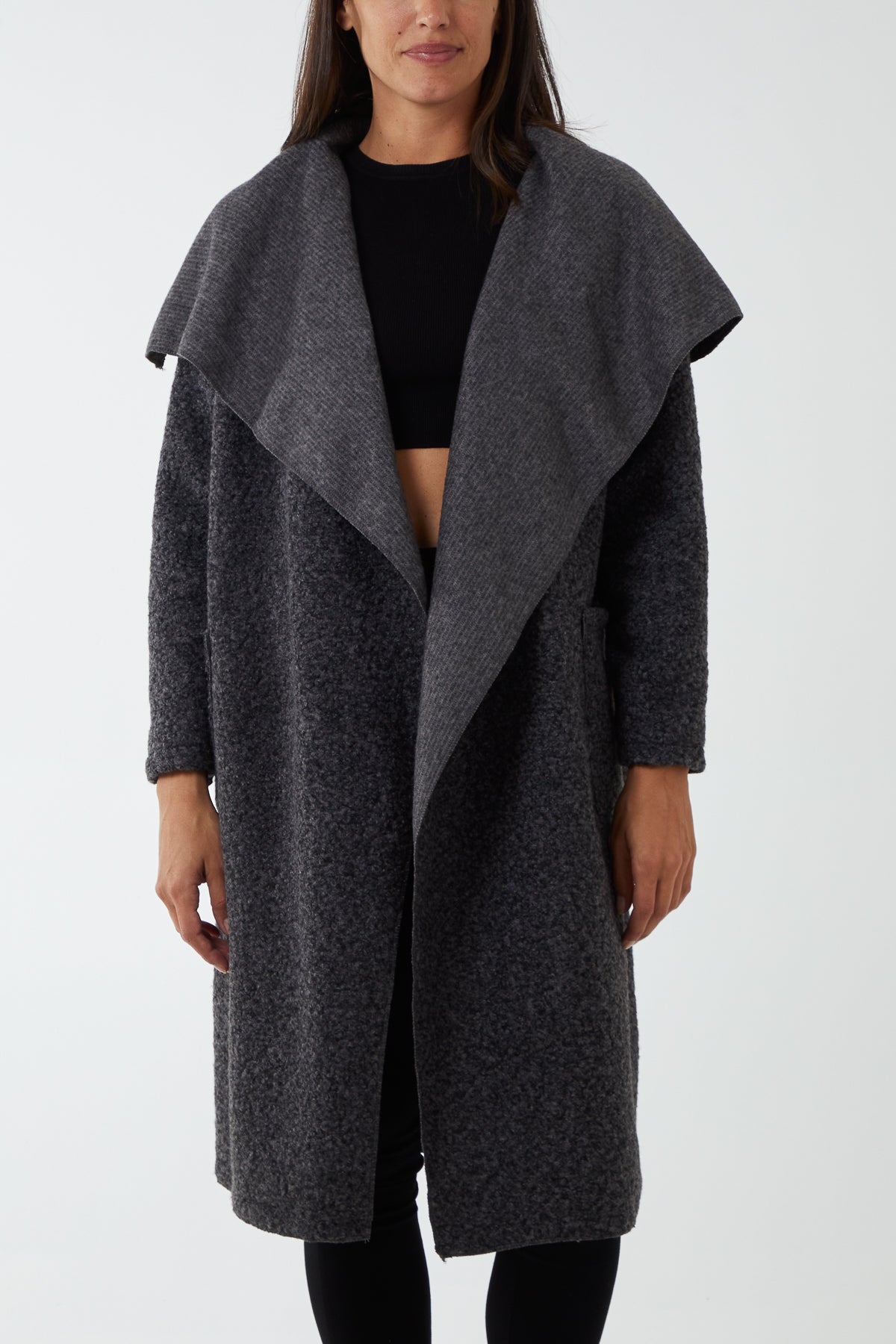 Waterfall Wool Lightweight Coat