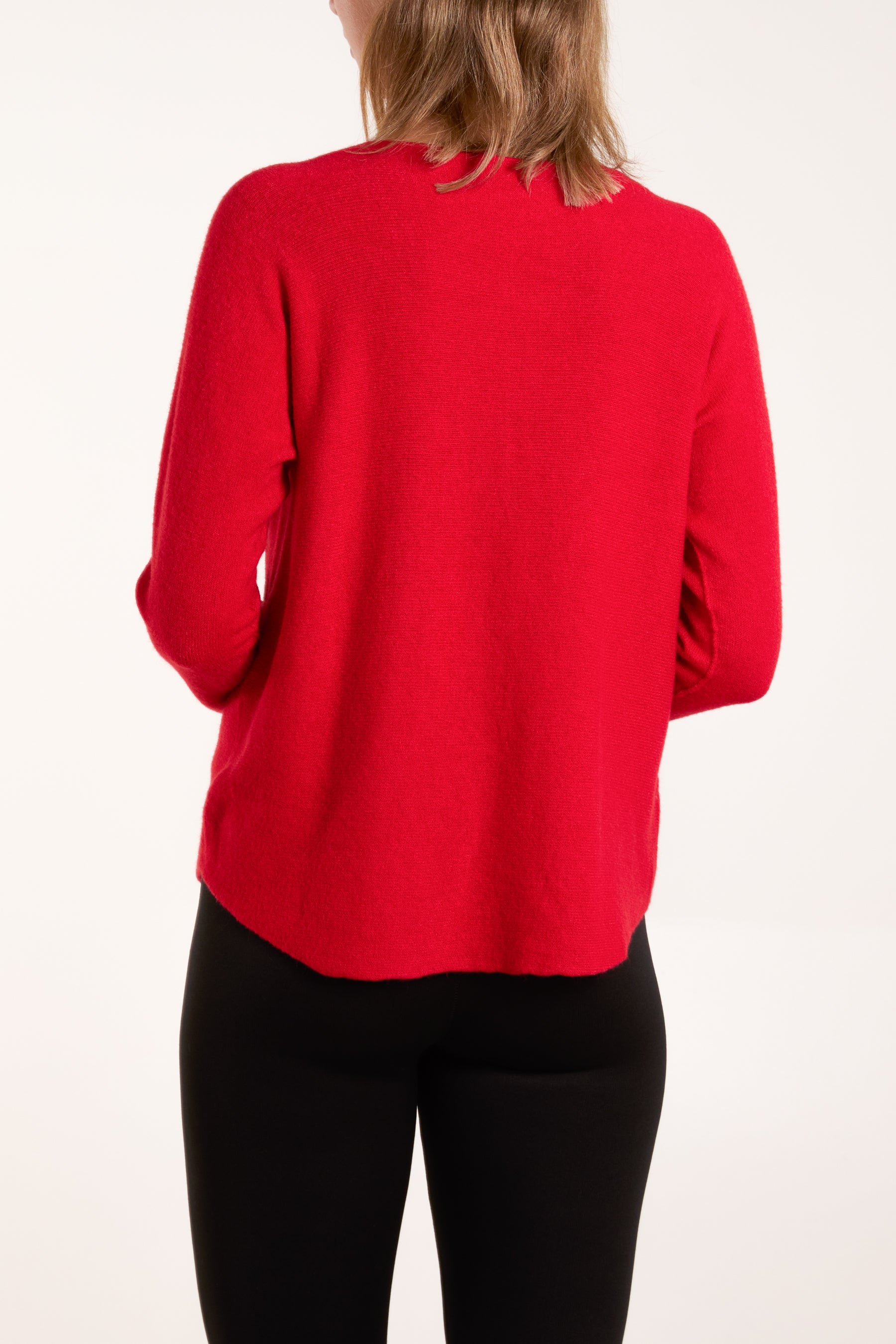Round Neck Fine Knit Jumper