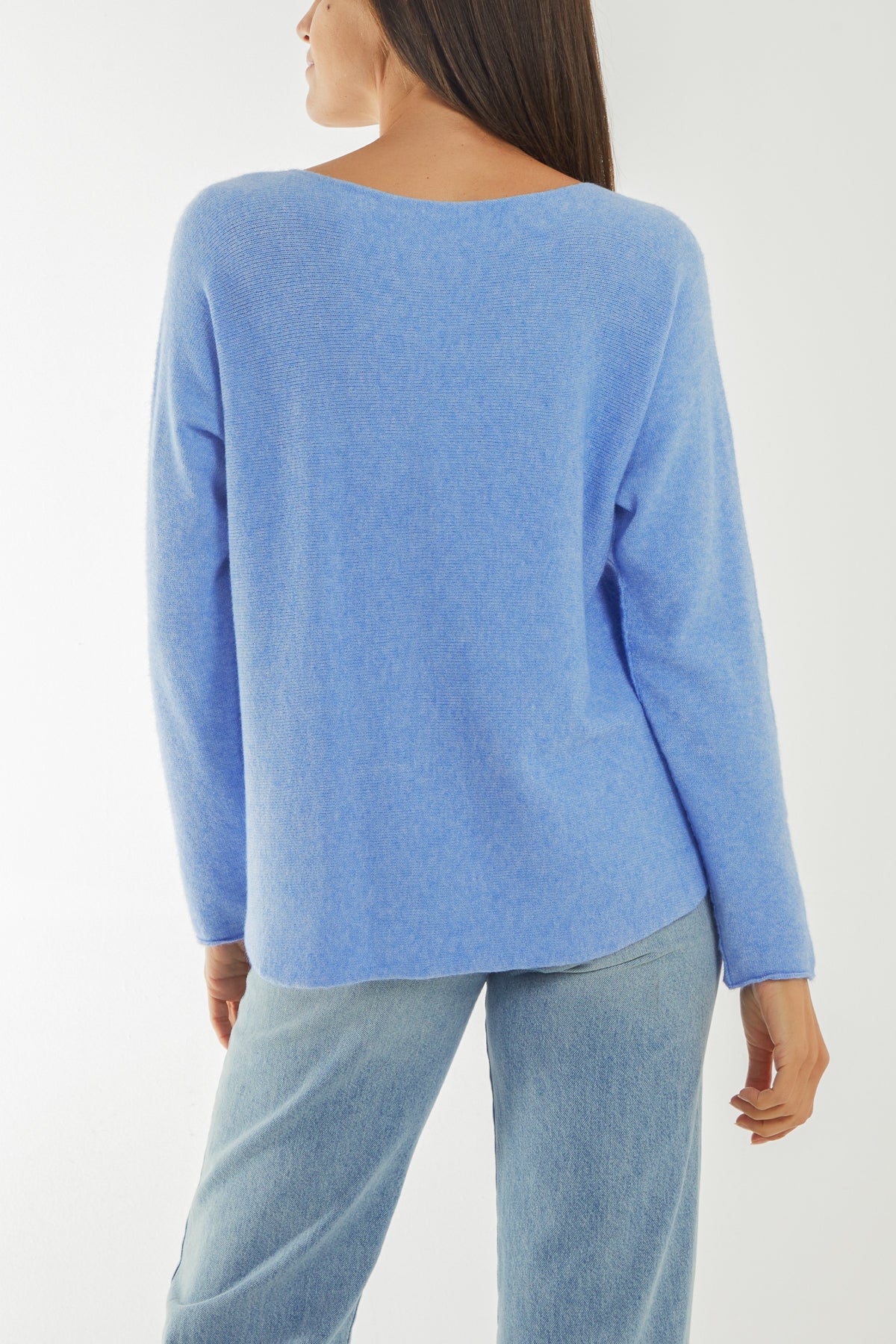 Round Neck Fine Knit Jumper