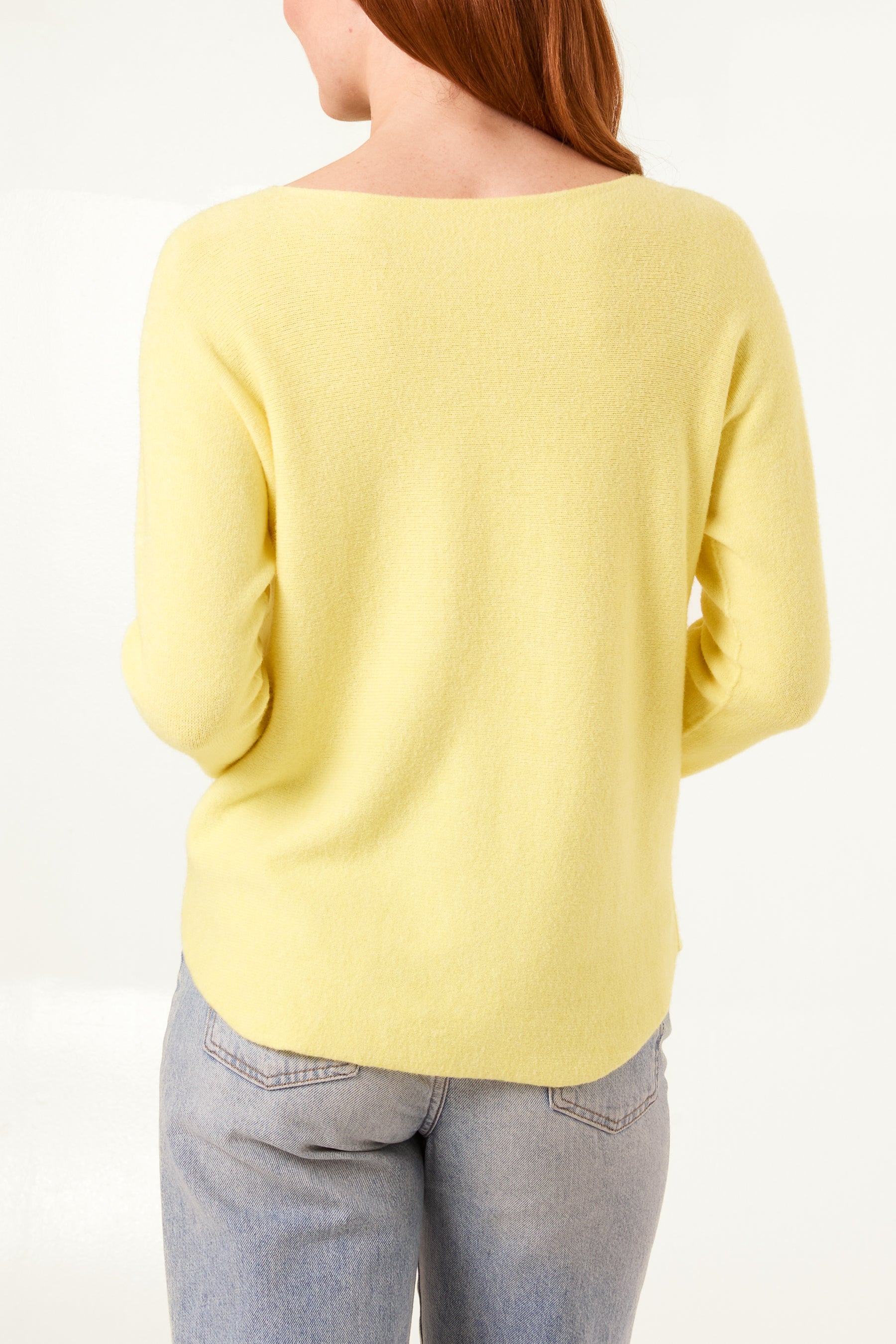 Round Neck Fine Knit Jumper