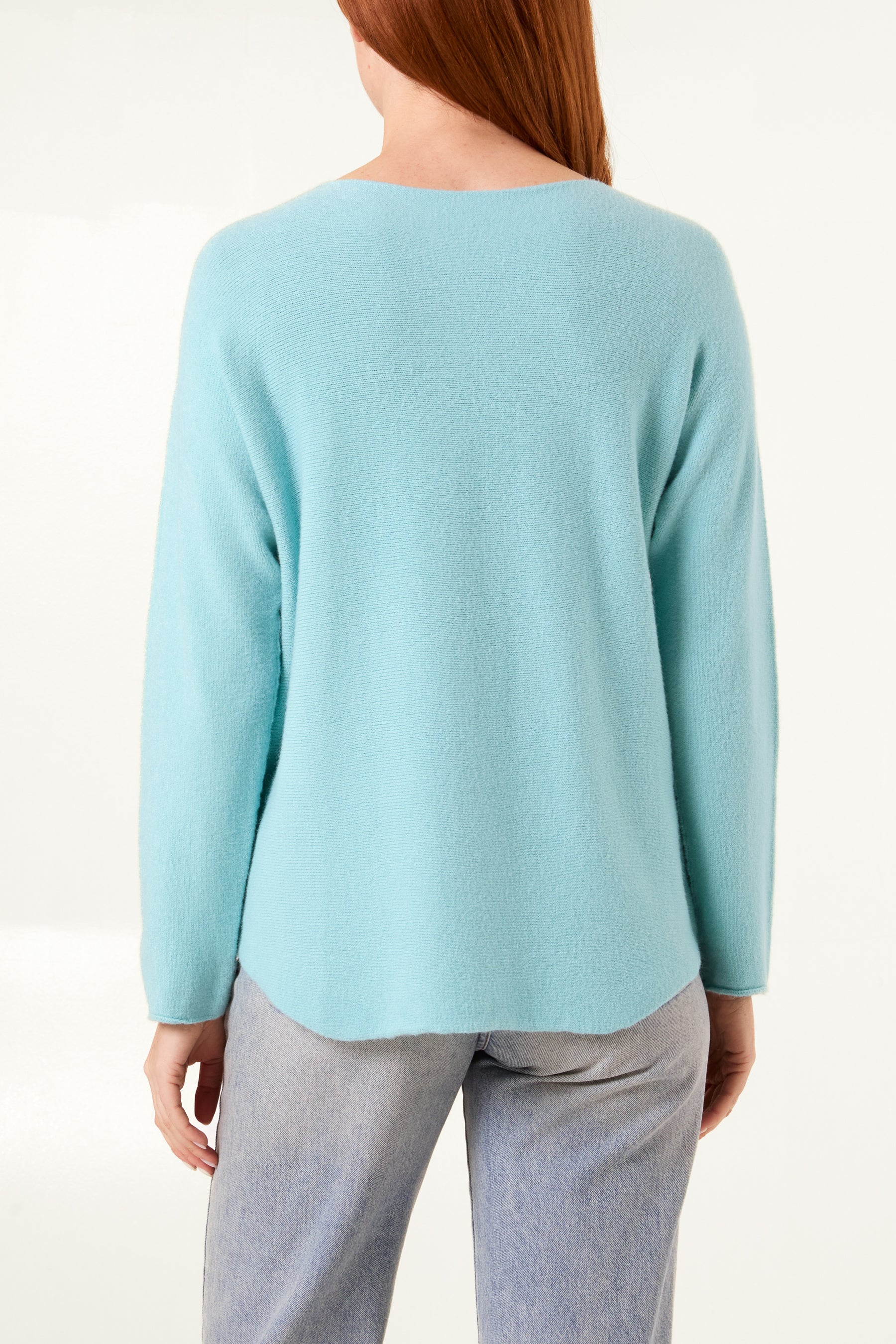 Round Neck Fine Knit Jumper