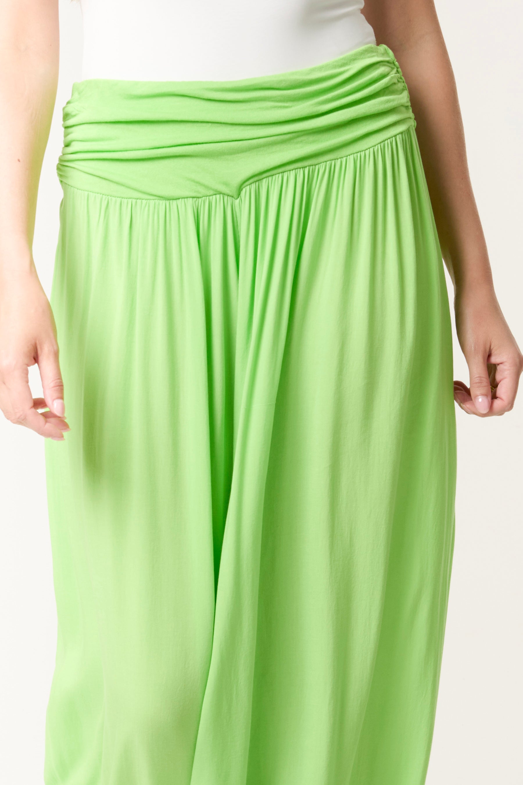 Harem Jersey Waistband Trousers