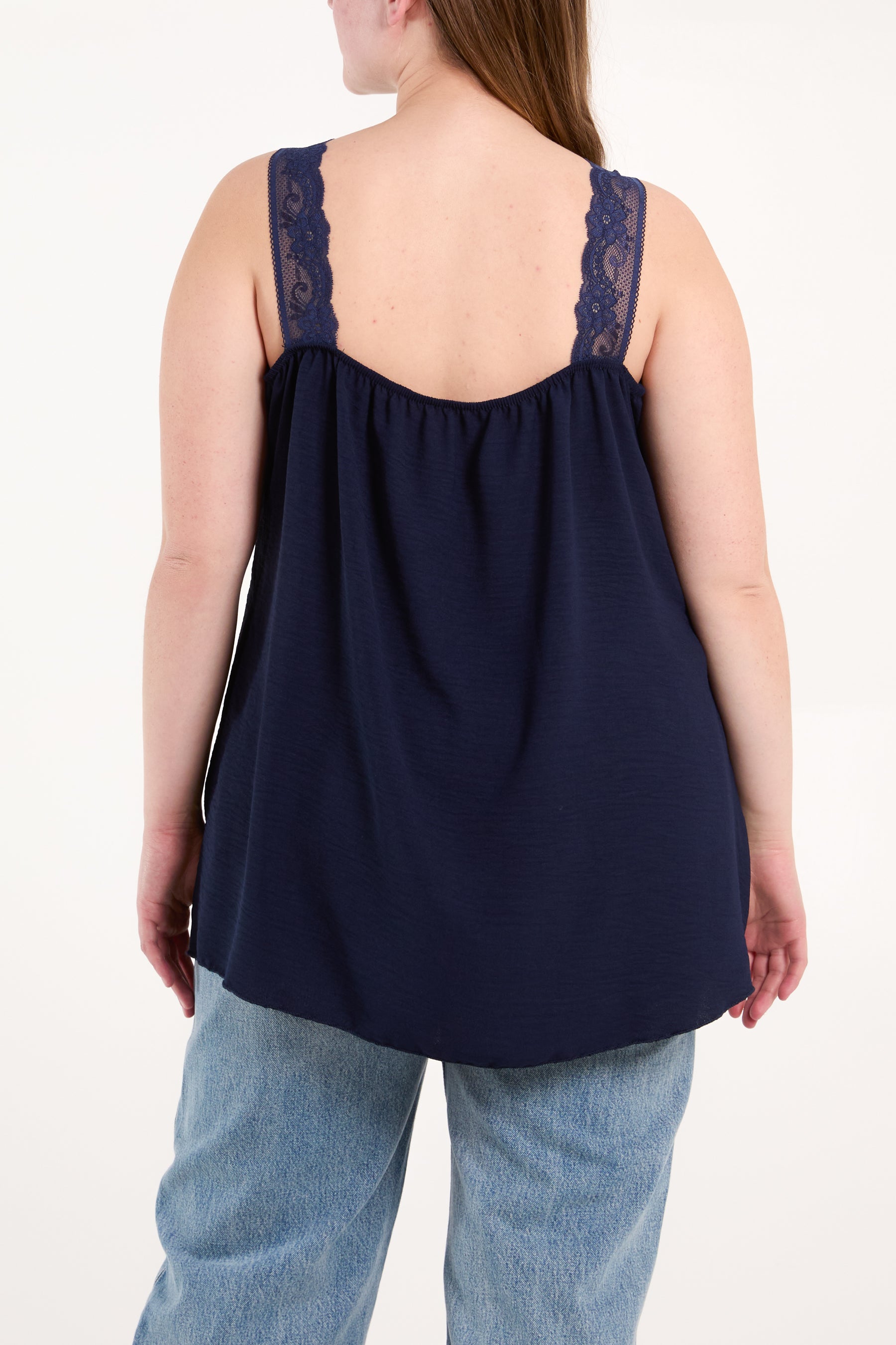 Lace Cami V Neck Top