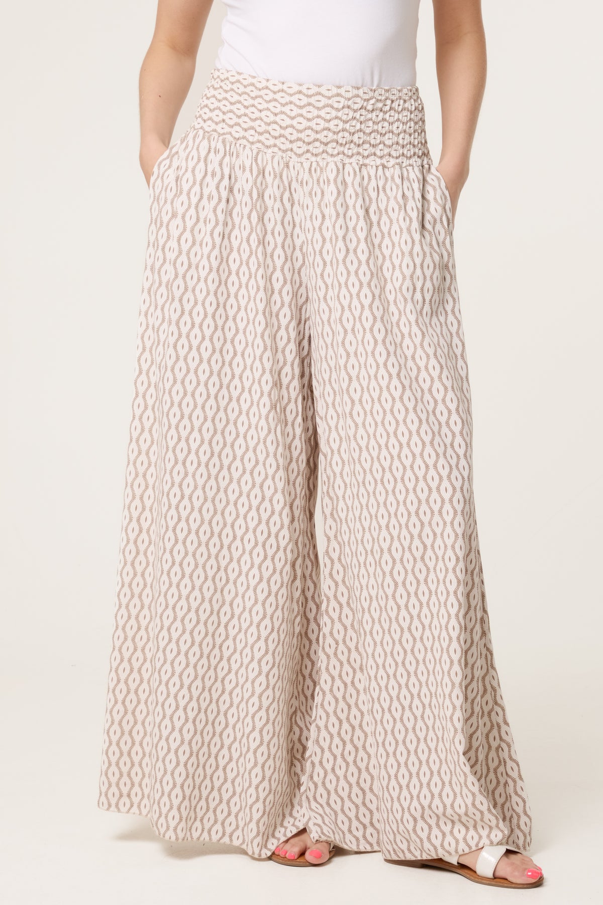 Floral Mandala Wide Leg Culottes