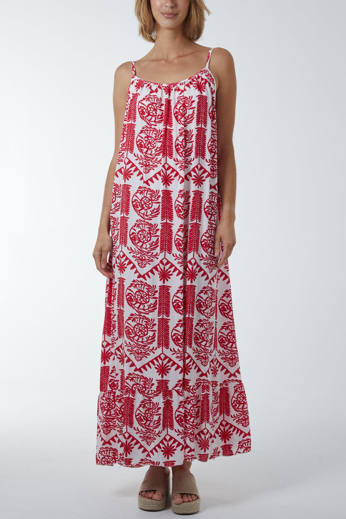 Baroque Cami Maxi Dress