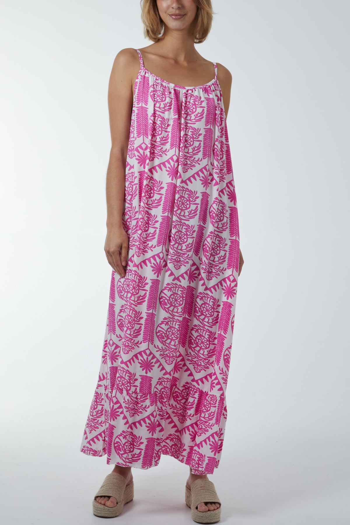 Baroque Cami Maxi Dress