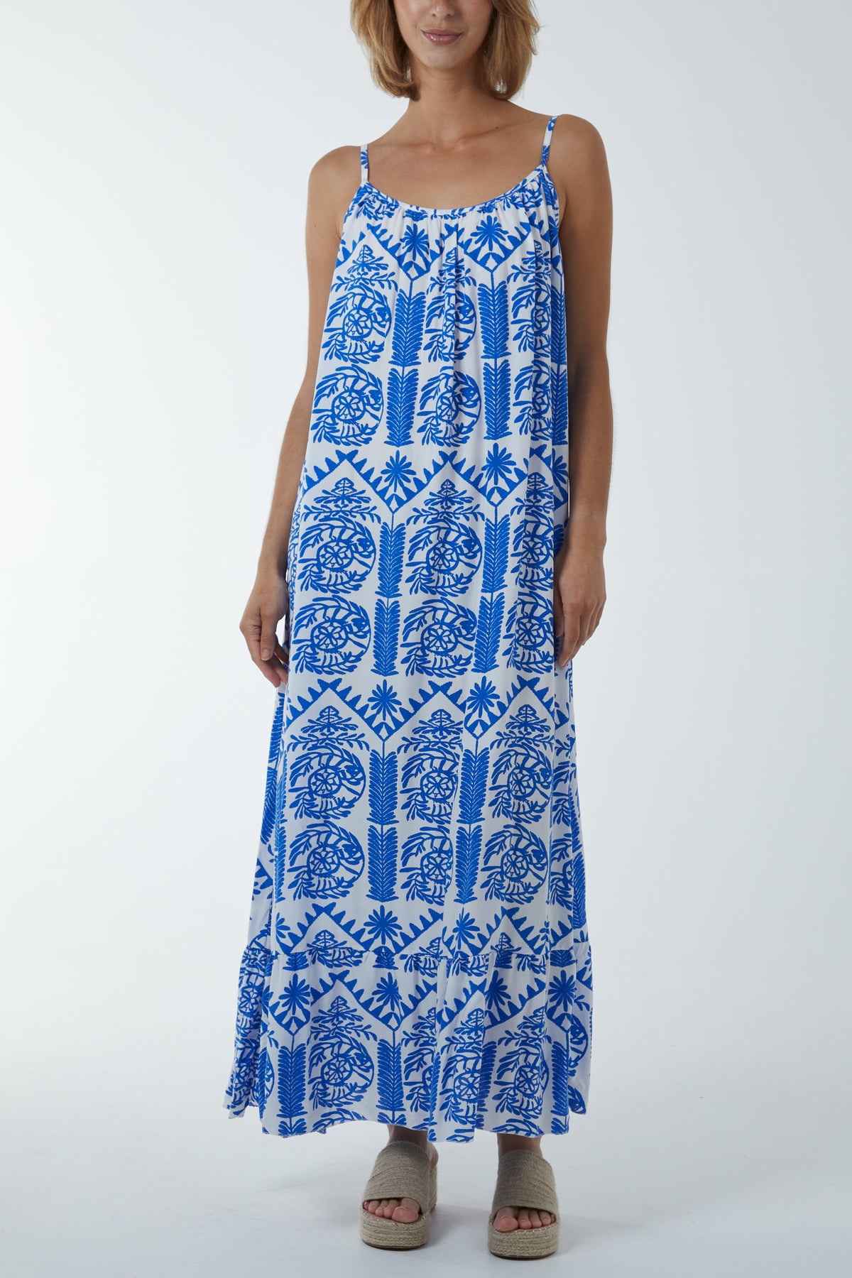 Baroque Cami Maxi Dress