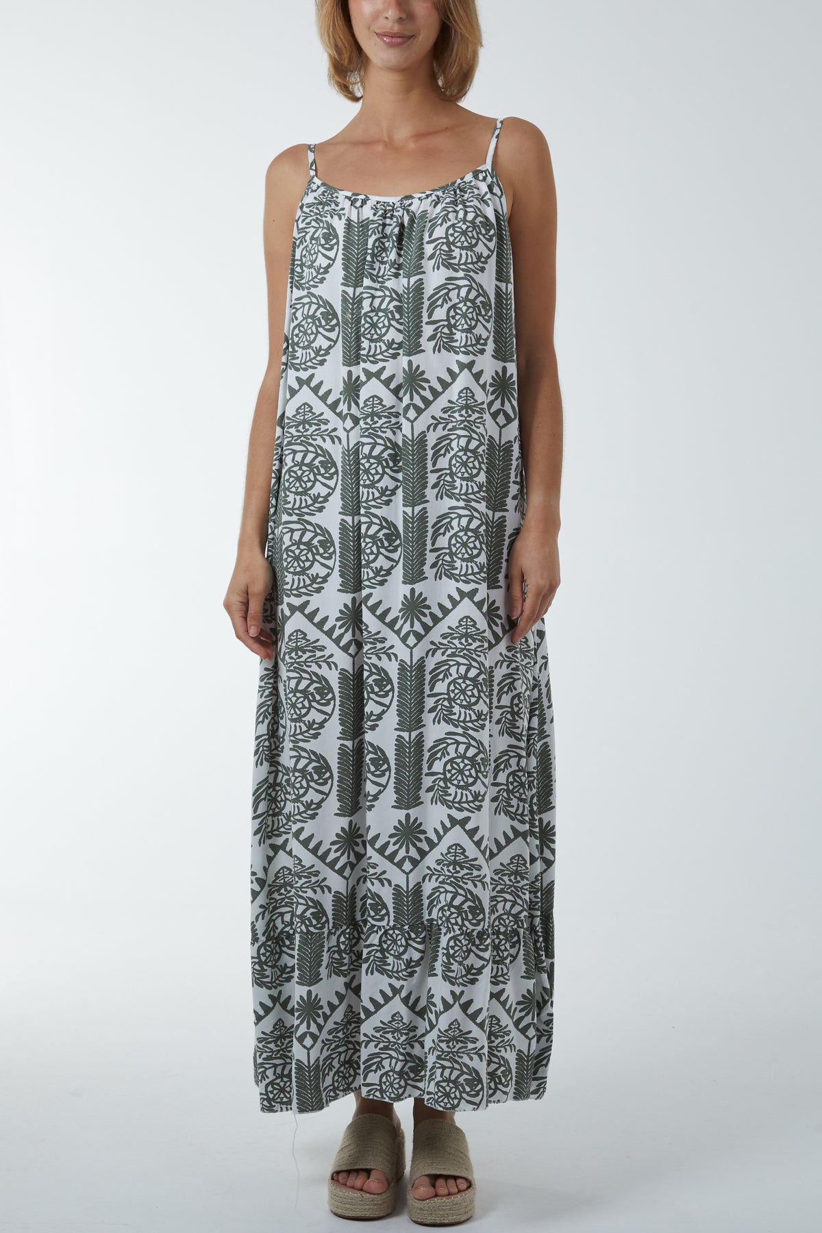 Baroque Cami Maxi Dress