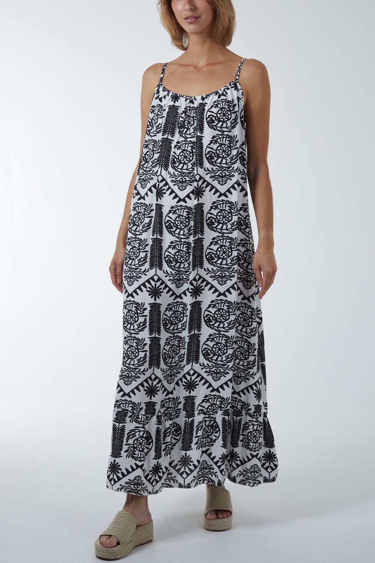 Baroque Cami Maxi Dress