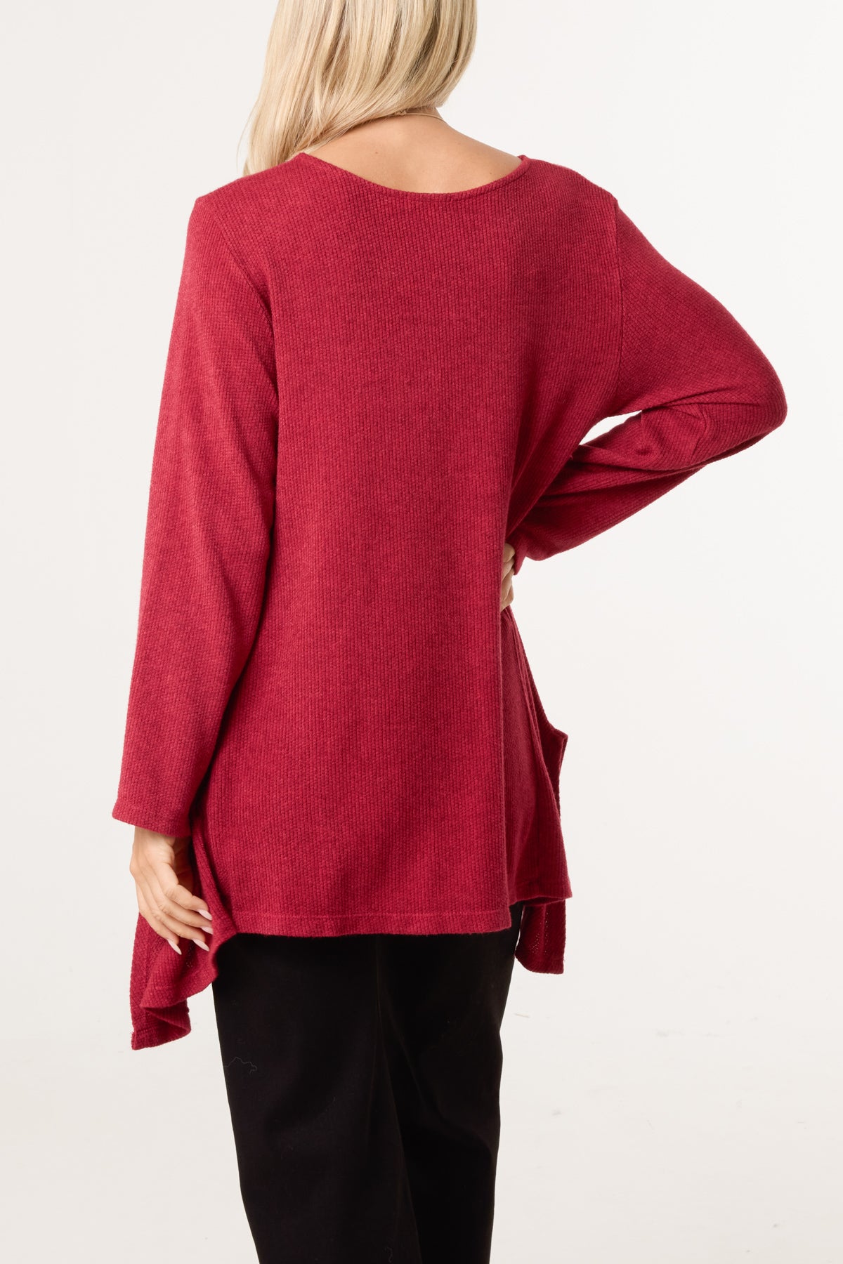 Necklace Long Sleeve Fine Knit