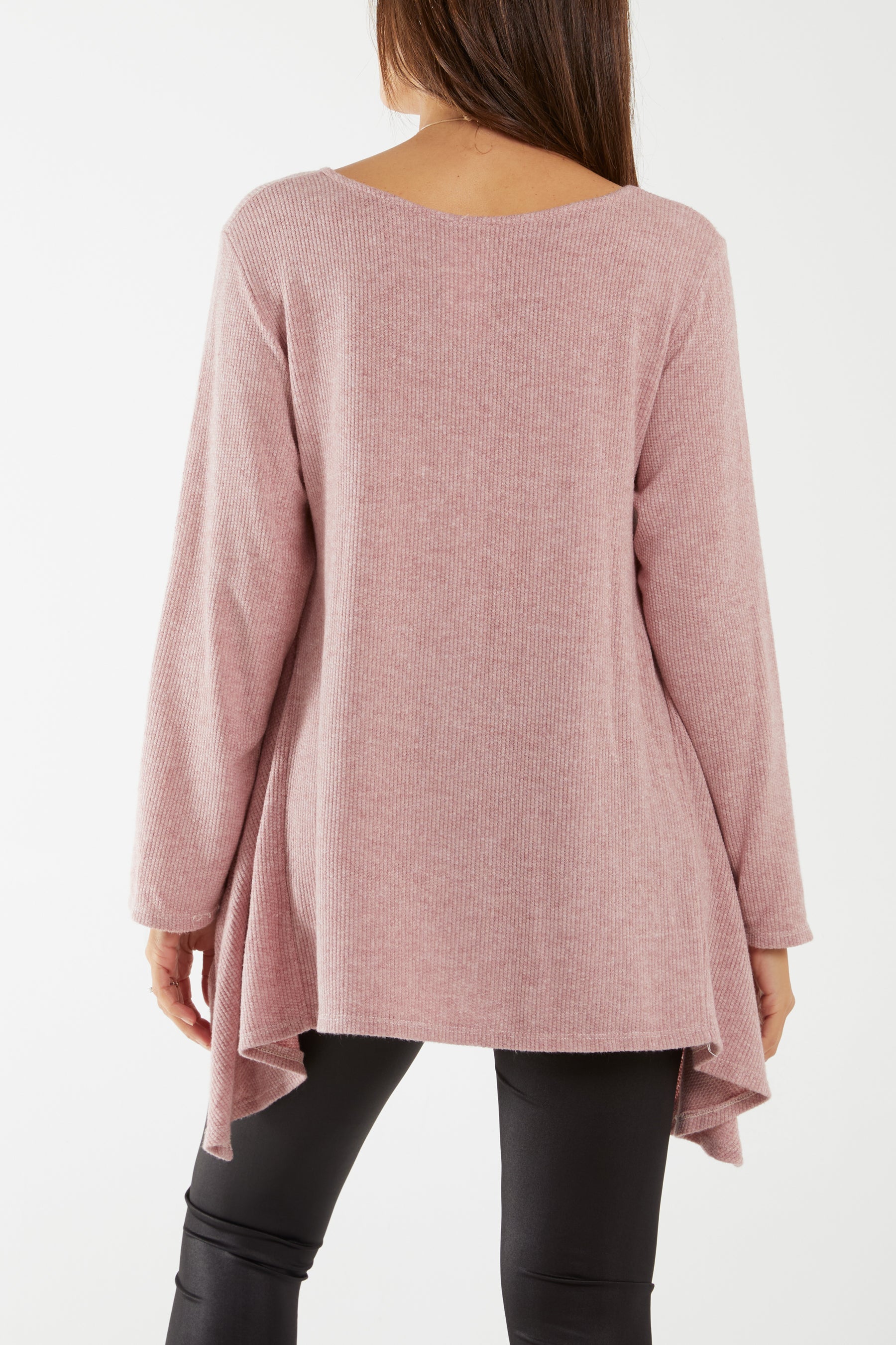 Necklace Long Sleeve Fine Knit