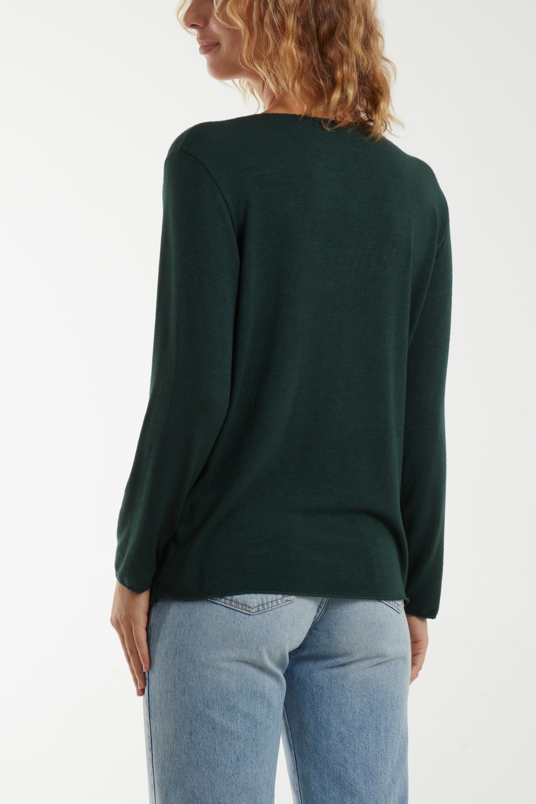 Diamante Star Long Sleeve Jumper