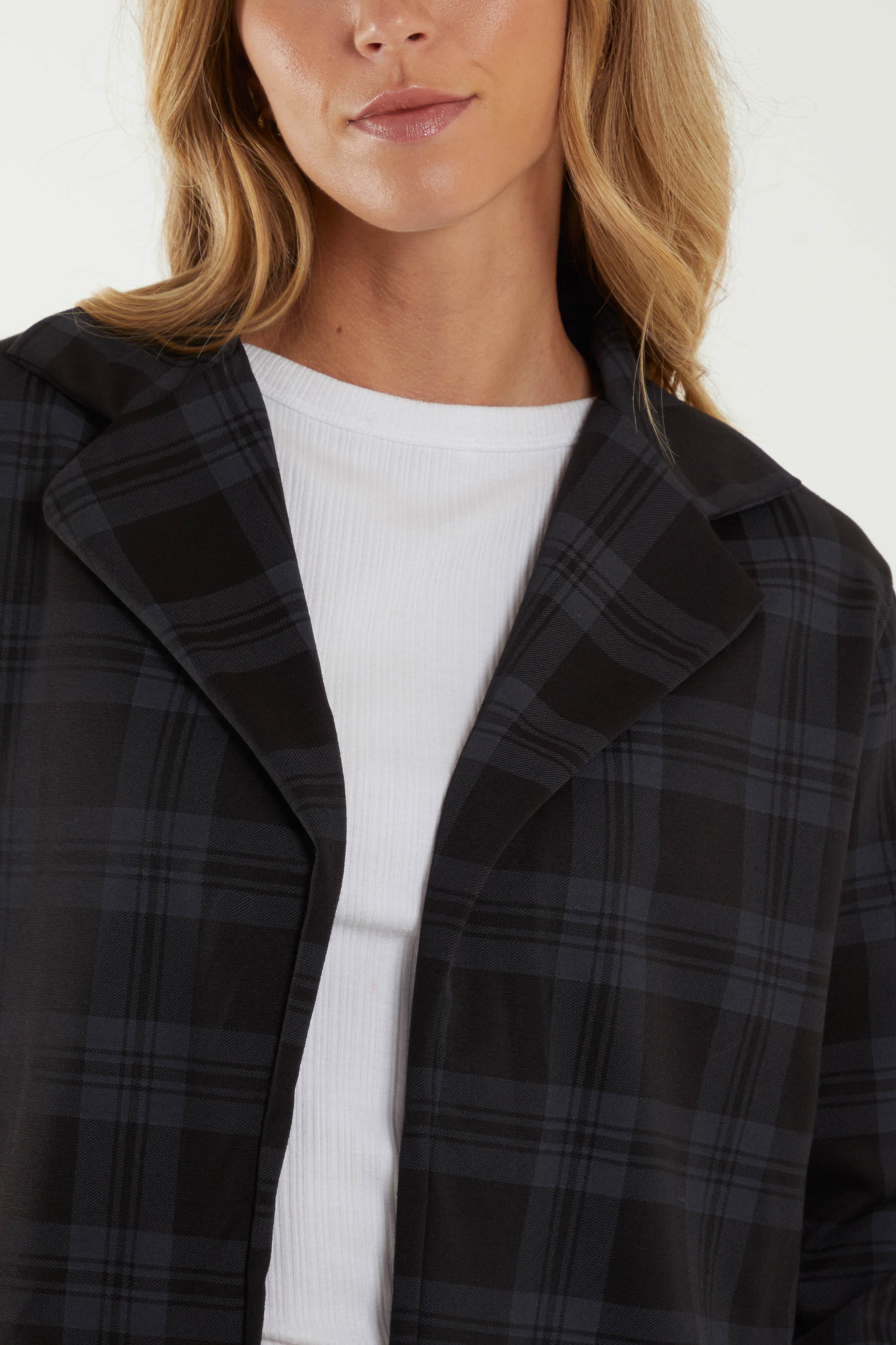 Checked Blazer