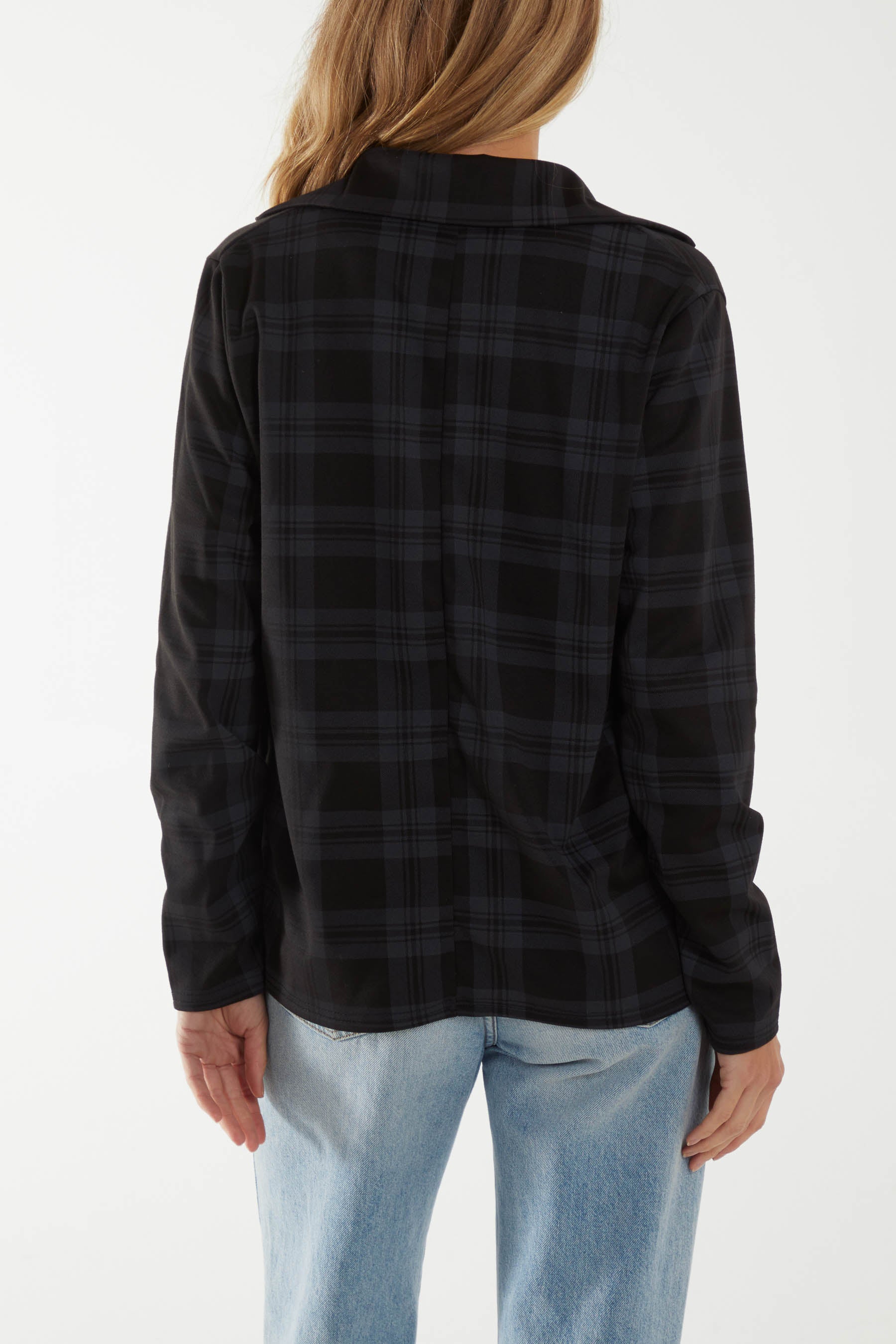 Checked Blazer