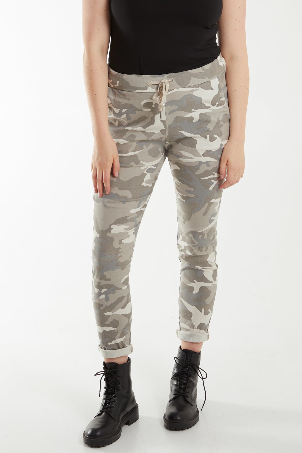 Magic Super Stretch Camouflage Print Trousers