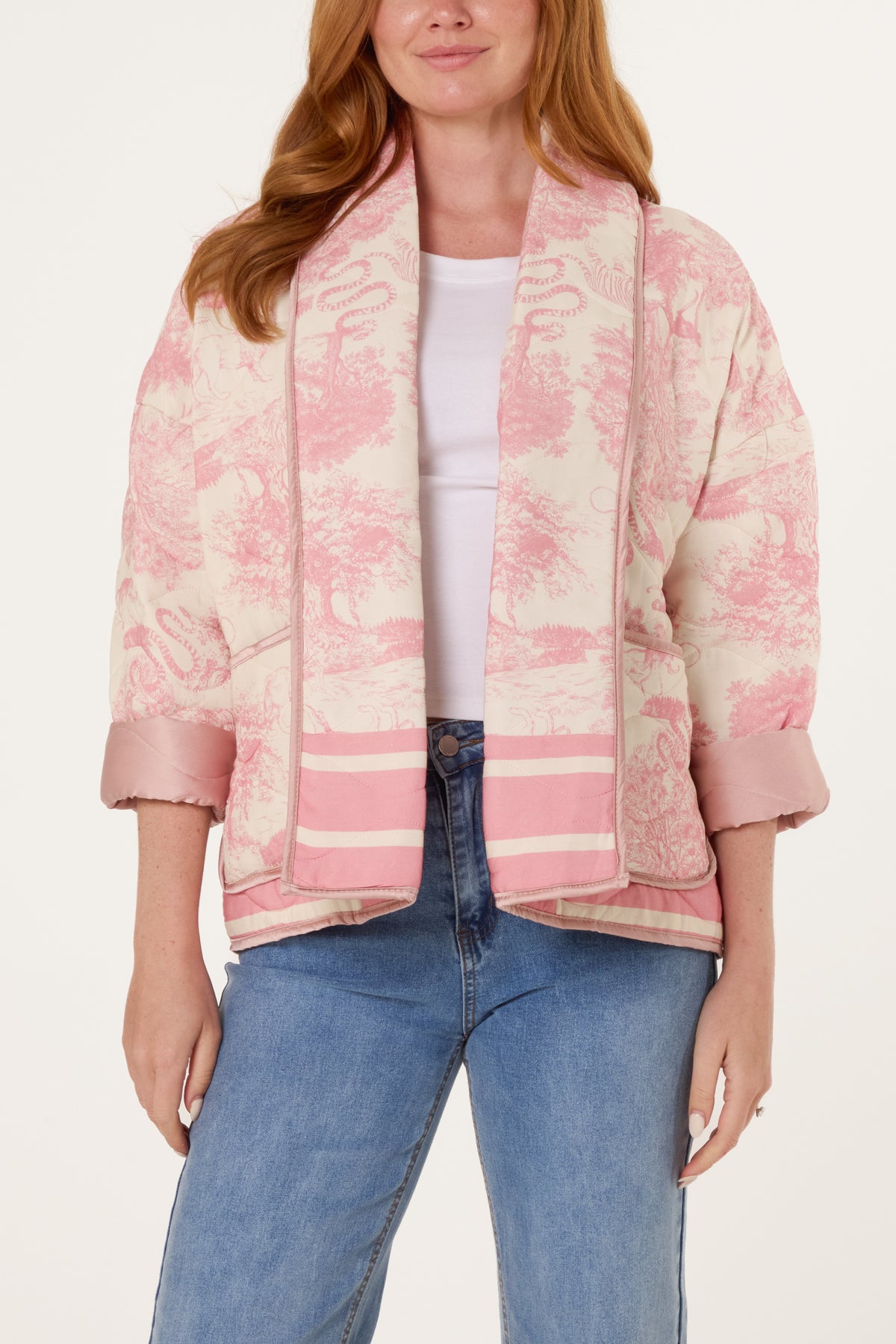 Tuile Du Jouy Quilted Jacket