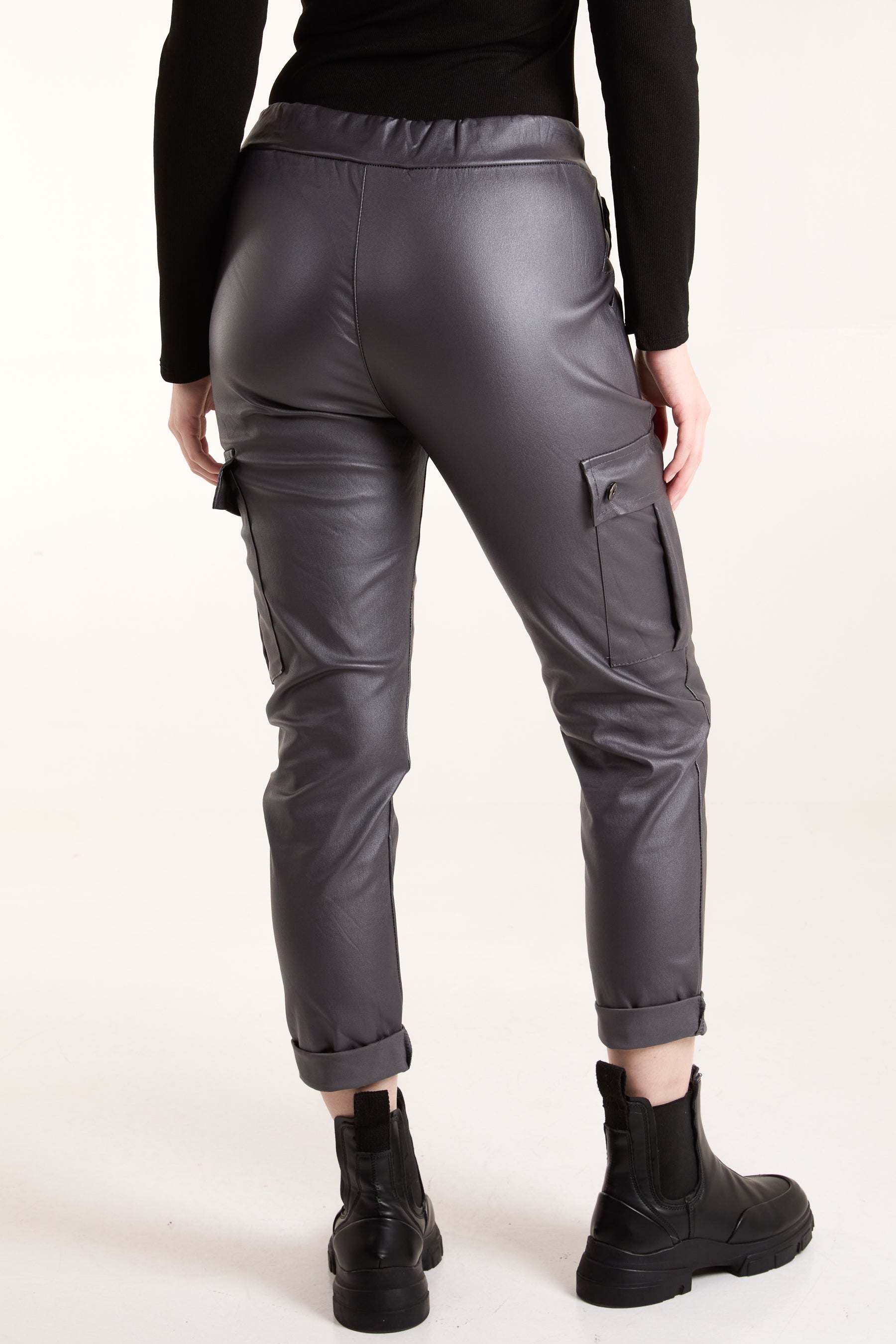 Magic Super Stretch Coated Cargo Trouser