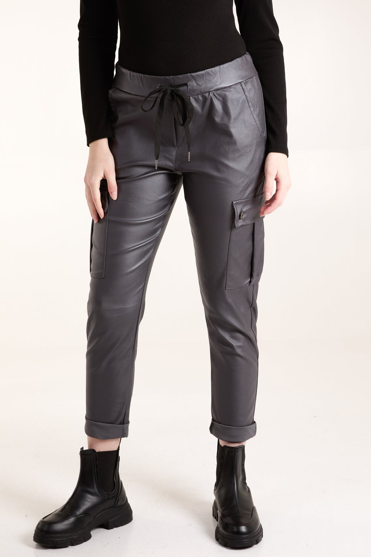 Magic Super Stretch Coated Cargo Trouser