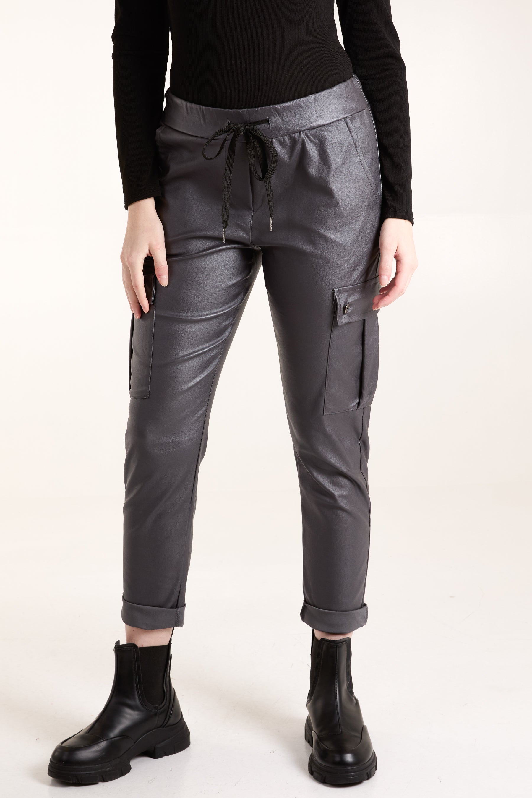 Magic Super Stretch Coated Cargo Trouser