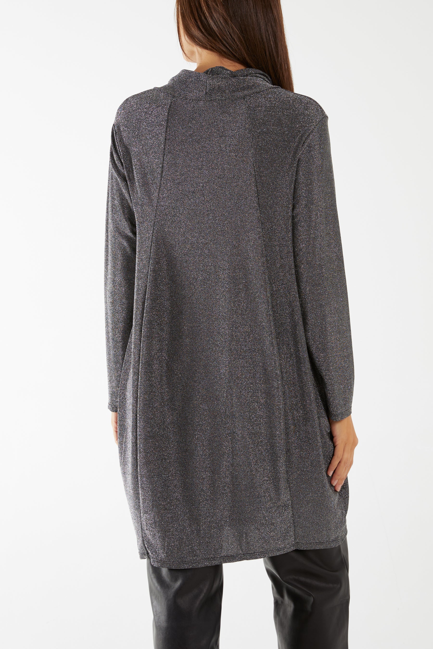 Roll Neck Glitter Dress