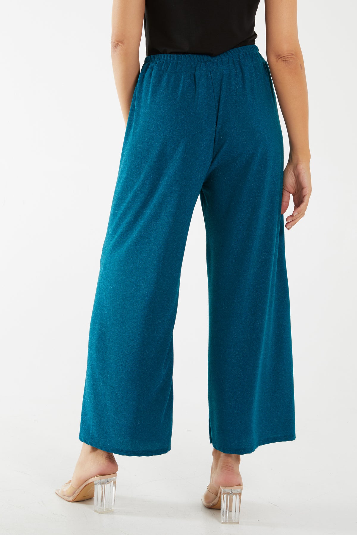 Glitter Wide Leg Trousers