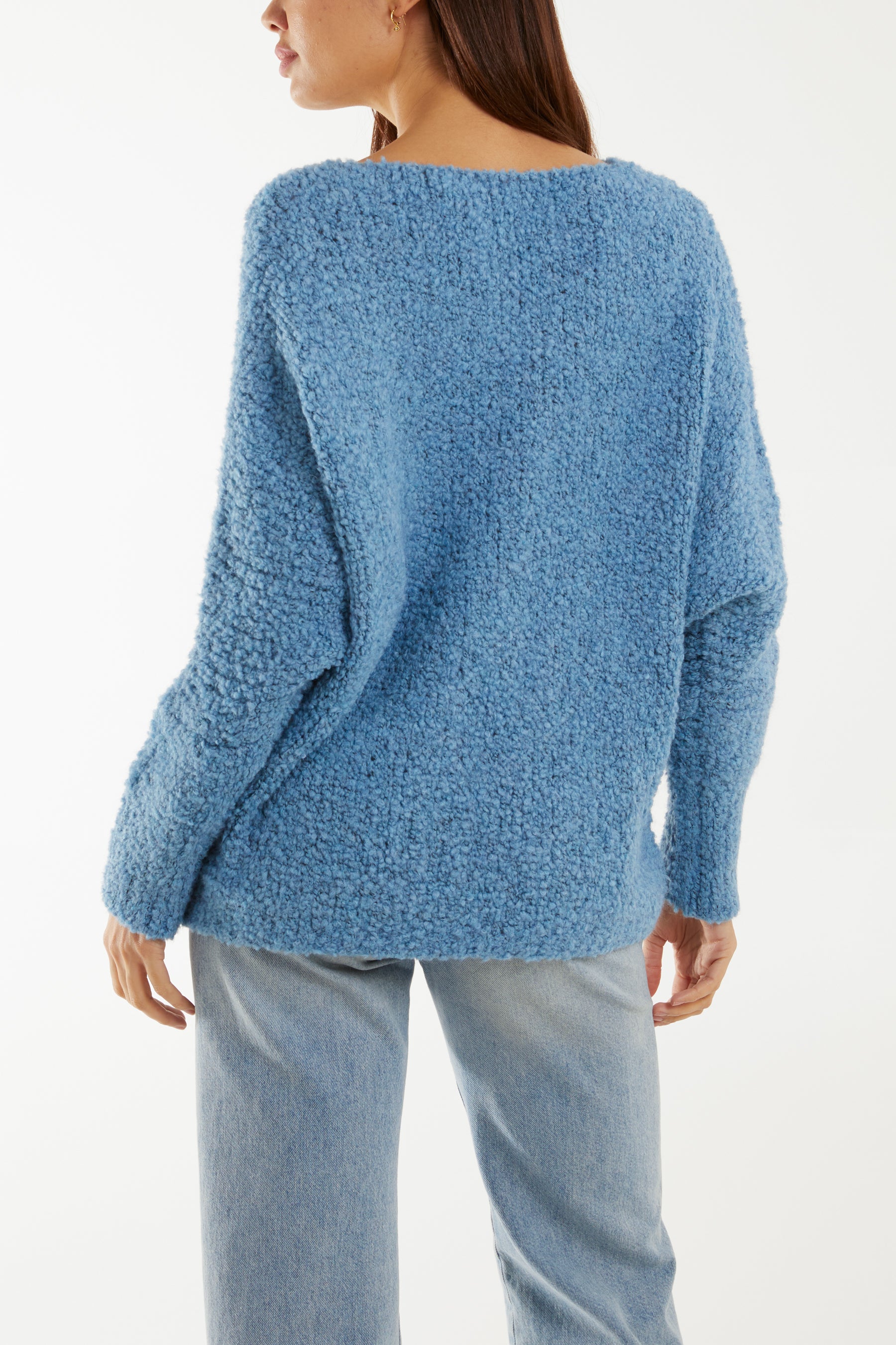 Wool Blend Daisy Boucle Super Soft Knit