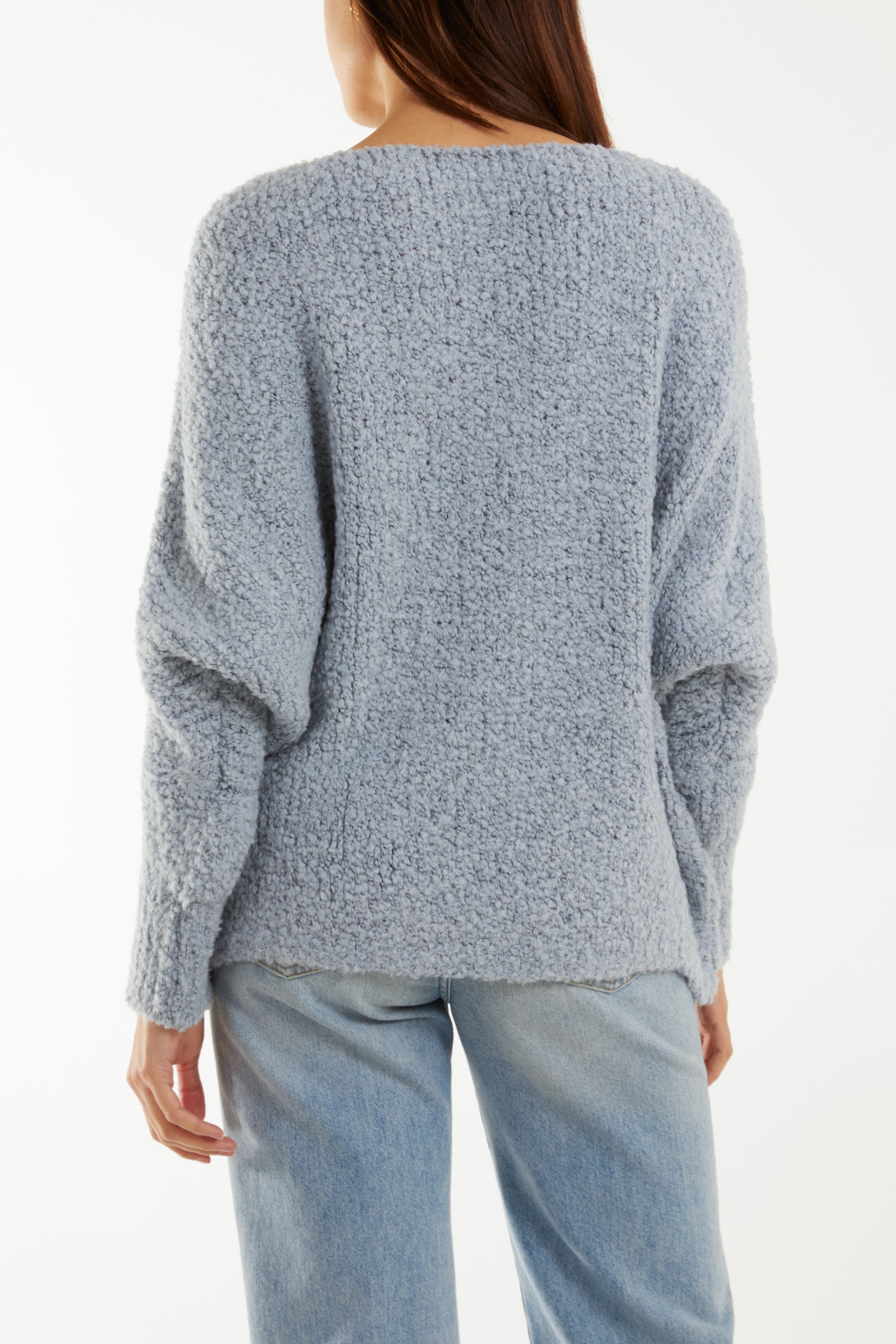 Wool Blend Daisy Boucle Super Soft Knit