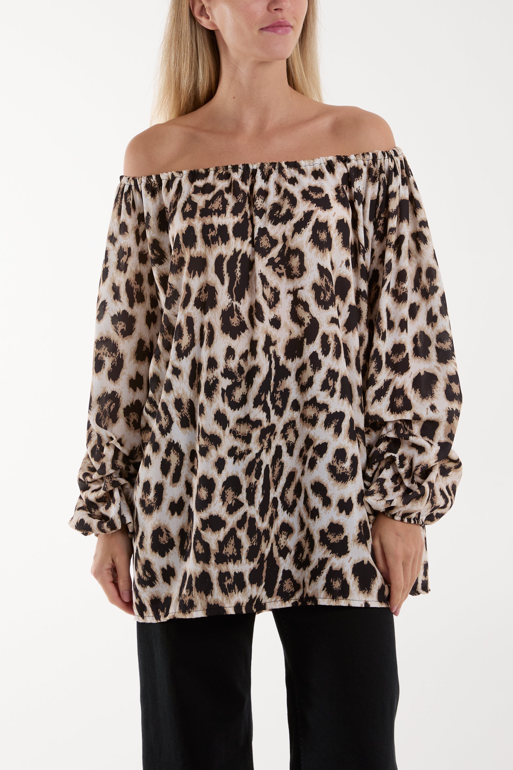 Bardot leopard sale