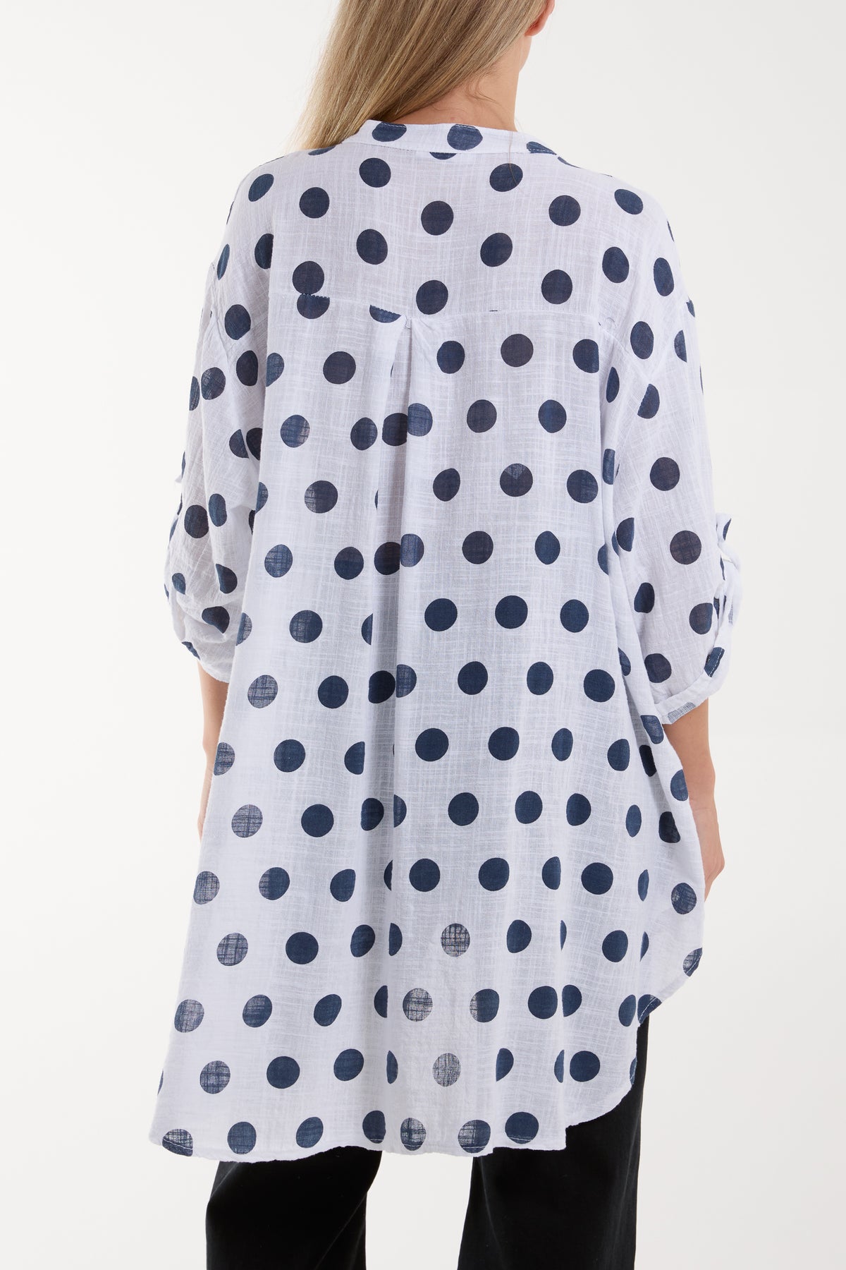 Polka Dot Cotton Shirt
